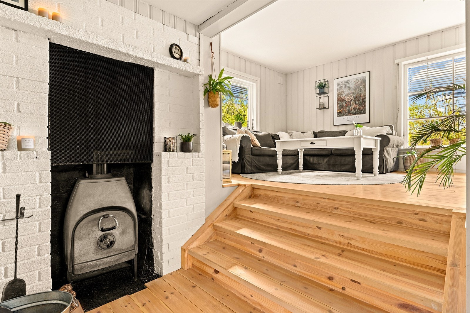 En vedovn bidrar med ekstra varme og hygge på kalde dager. Galleribilde