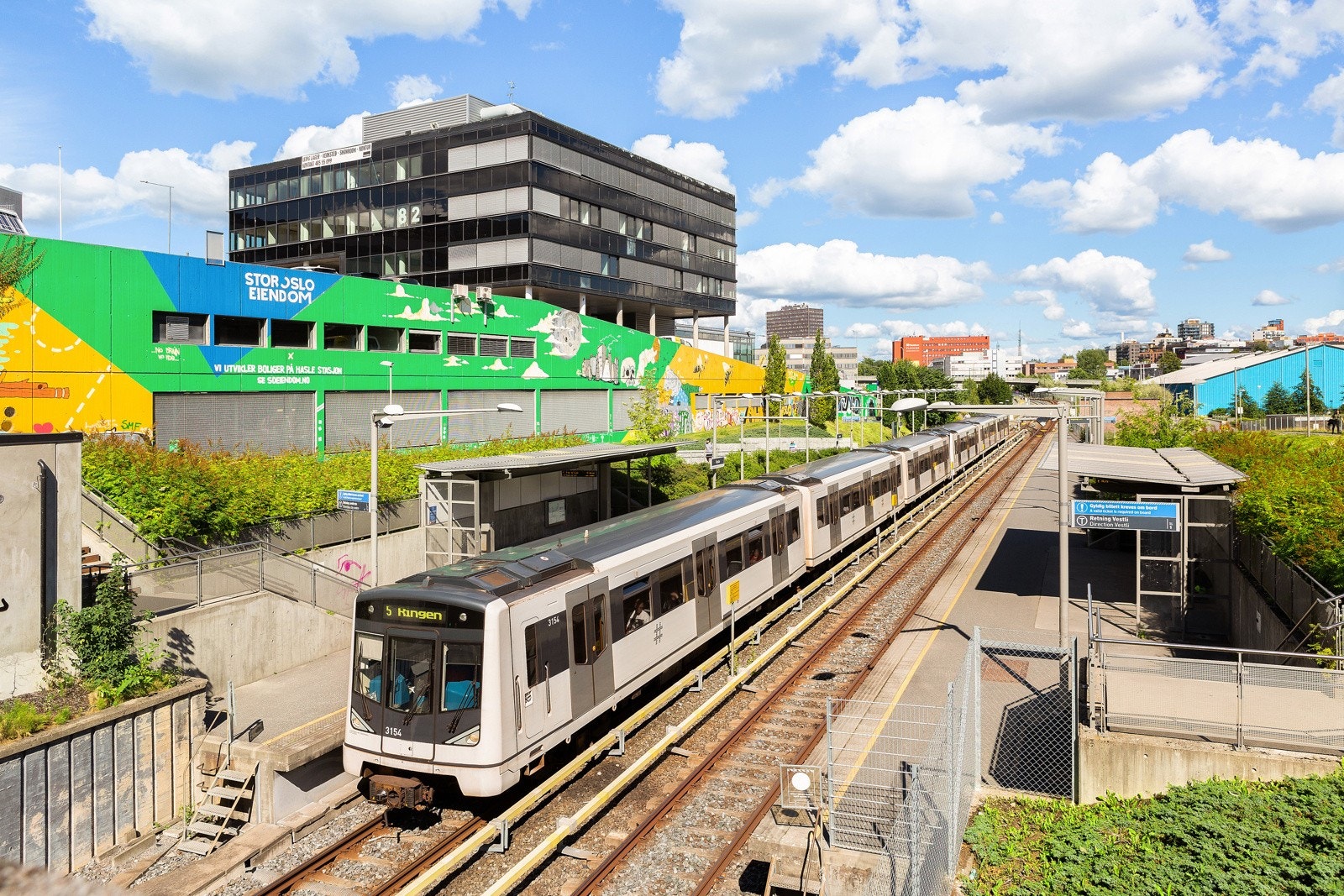 Hasle T-bane Galleribilde