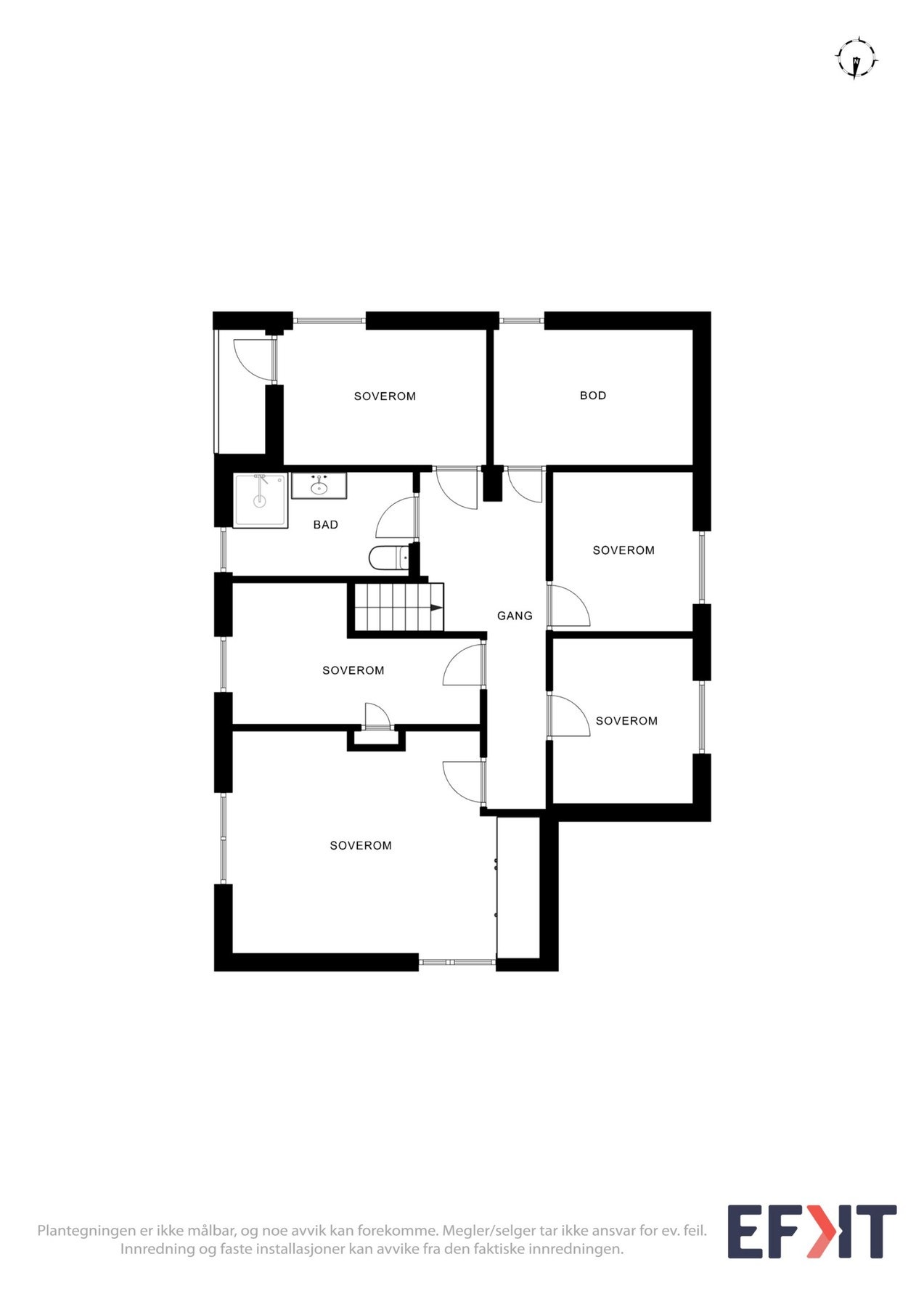 Plantegninger 2.etg Galleribilde