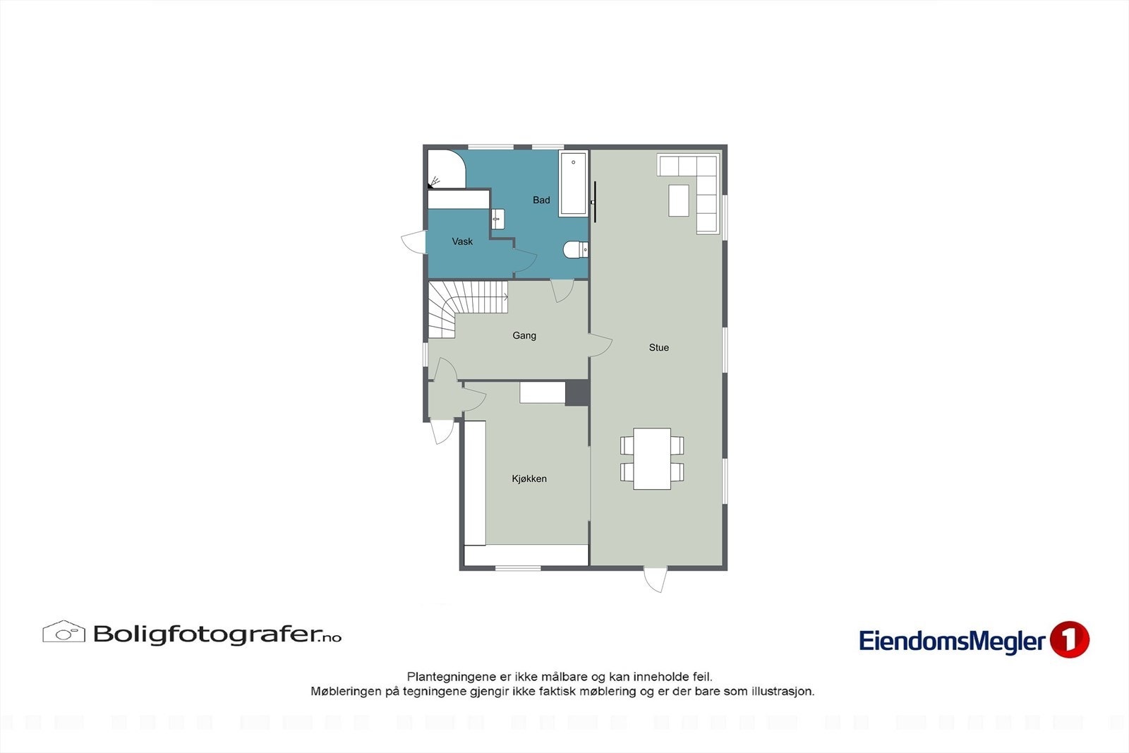 Plantegning 1. etasje. Galleribilde