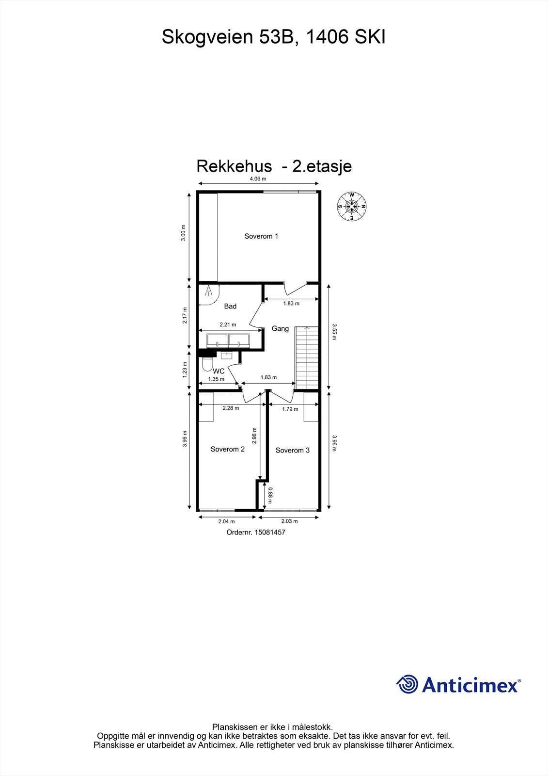 Plantegning 2.etasje Galleribilde