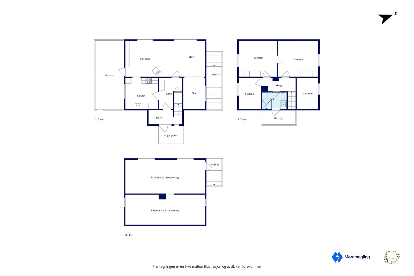 Plantegning Galleribilde
