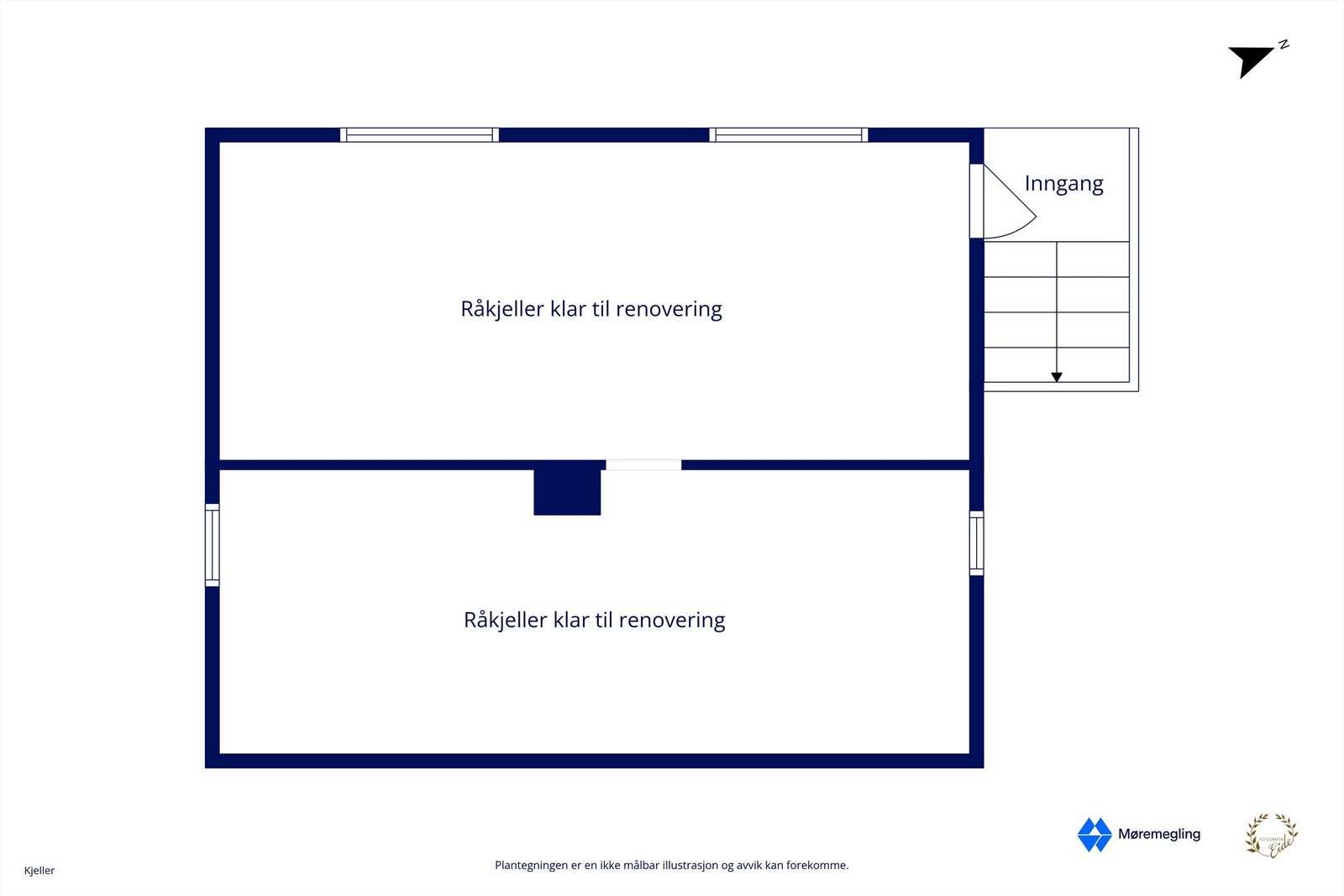 Plantegning Galleribilde