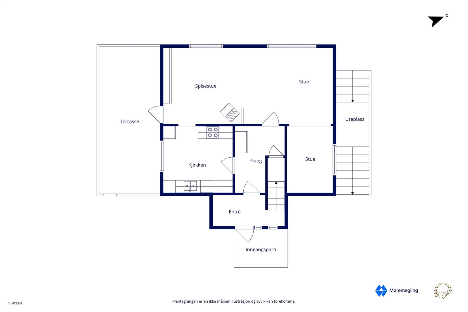 Plantegning Galleribilde