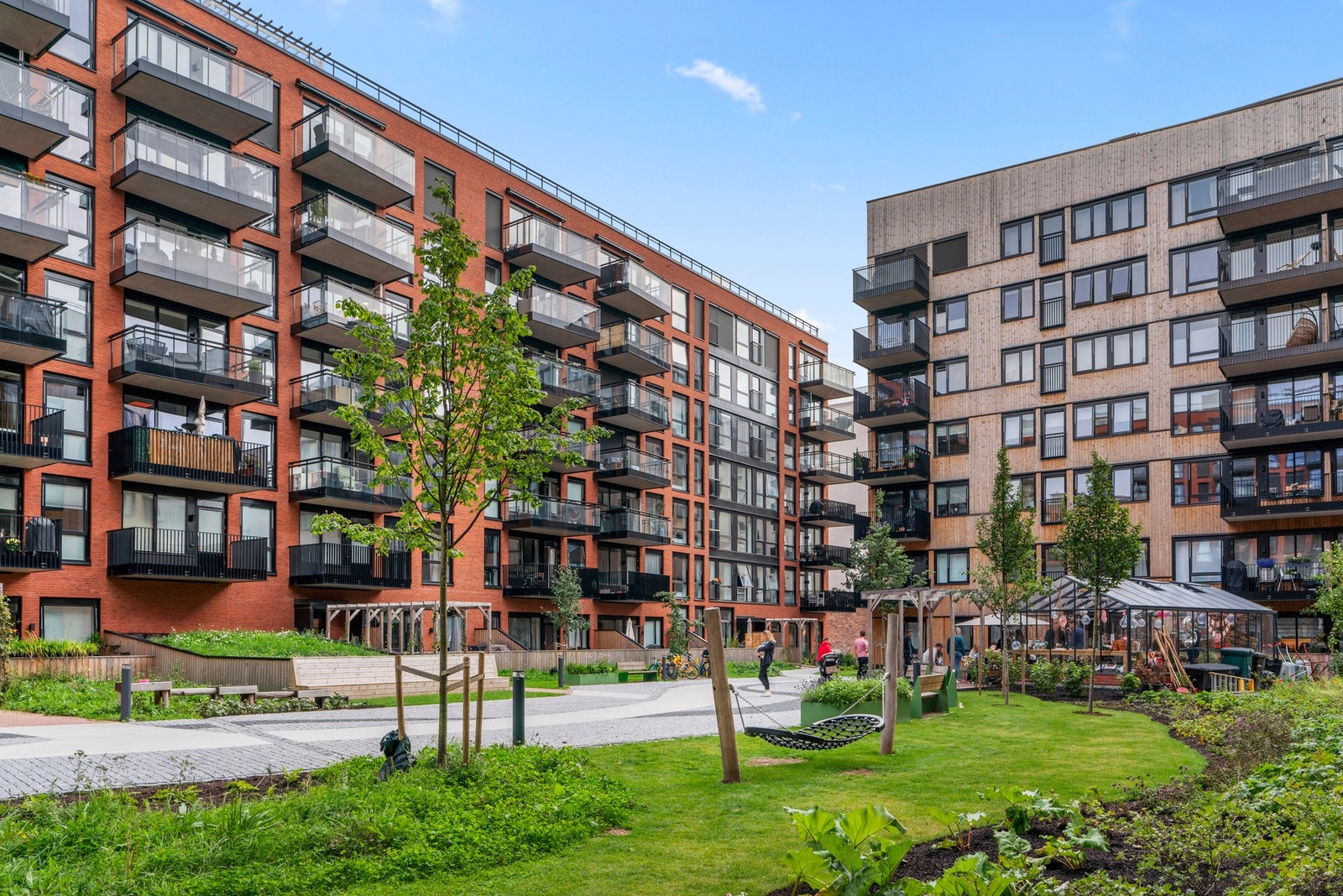 Veldrevet og hyggelig borettslag. Galleribilde