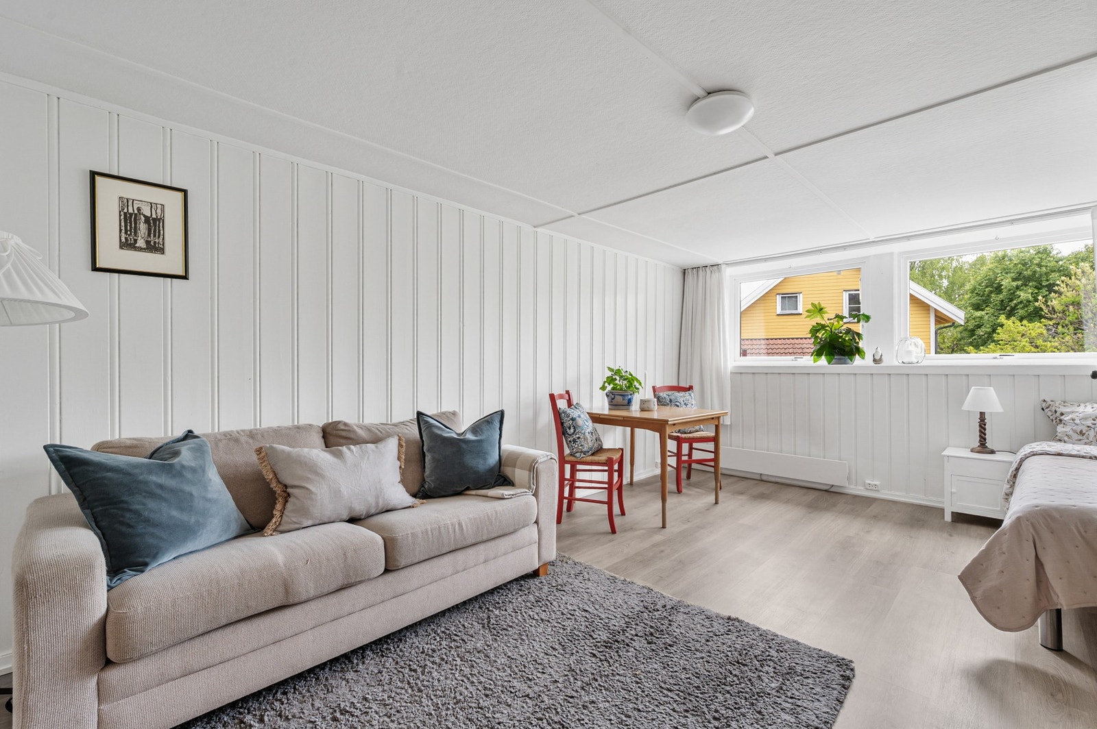 Kjellerstue i underetasjen. Galleribilde