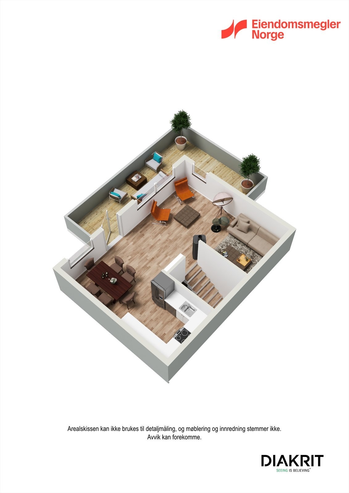 - 3D Plantegning 1.etg - Galleribilde