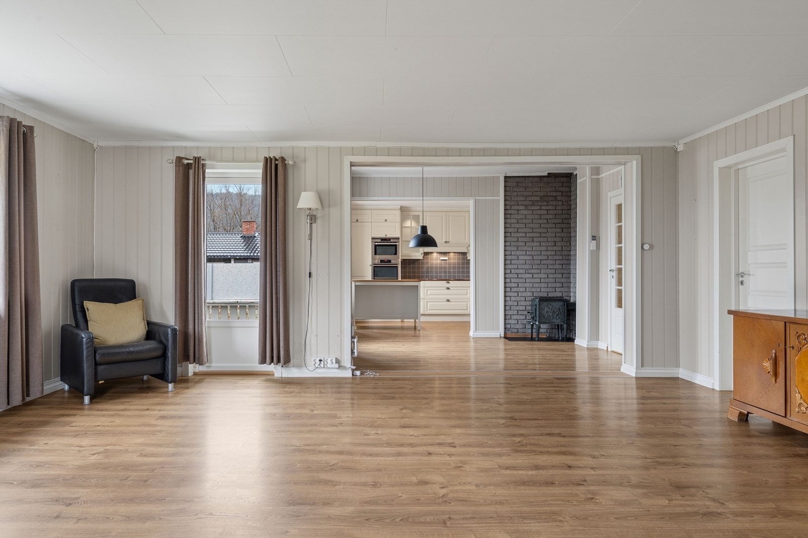 Her får man en stue med både funksjon og videre utviklingsmuligheter. Galleribilde