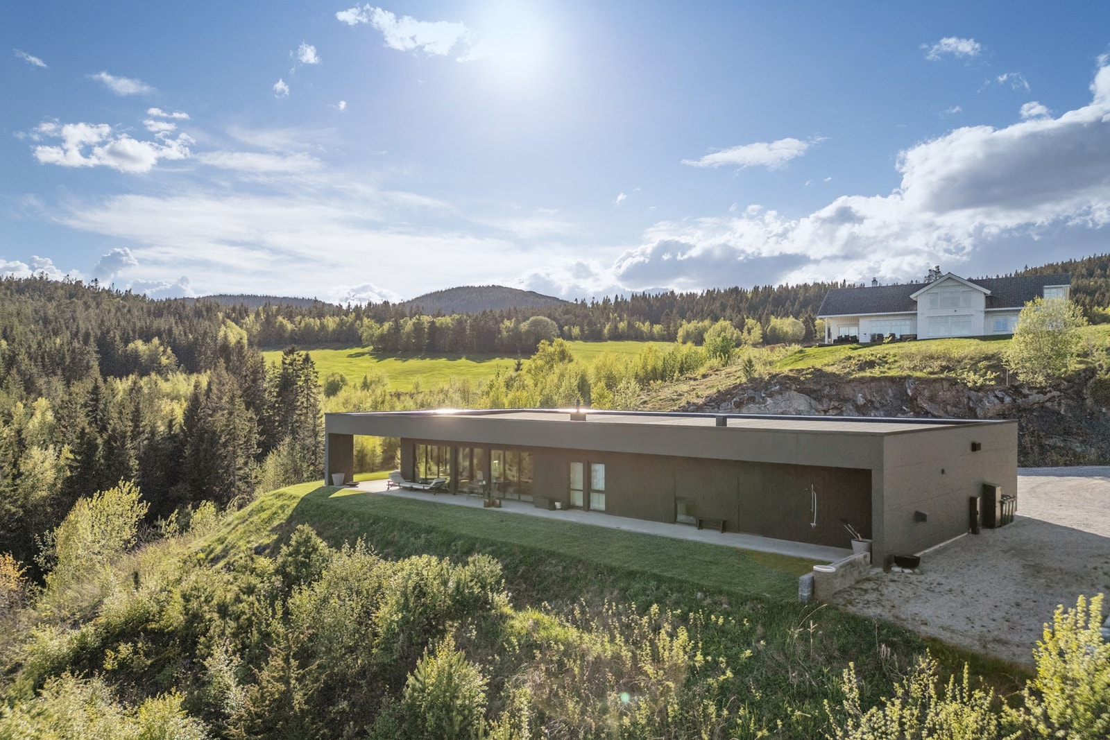 Ligger fint til i fremste rekke med panorama utsikt utover Trondheimsfjorden Galleribilde