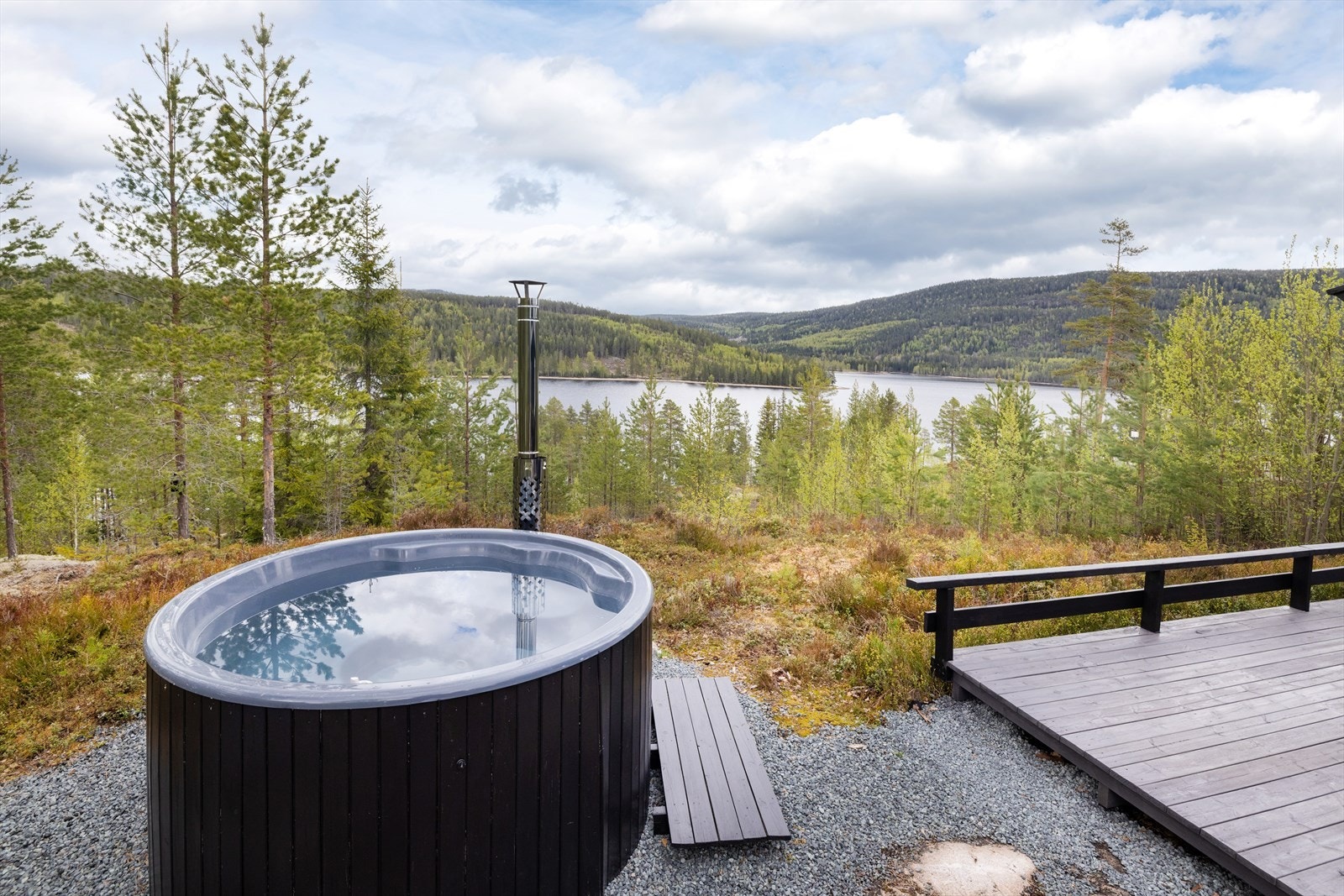 Badestamp hvor man kan nyte flott utsikt! Galleribilde