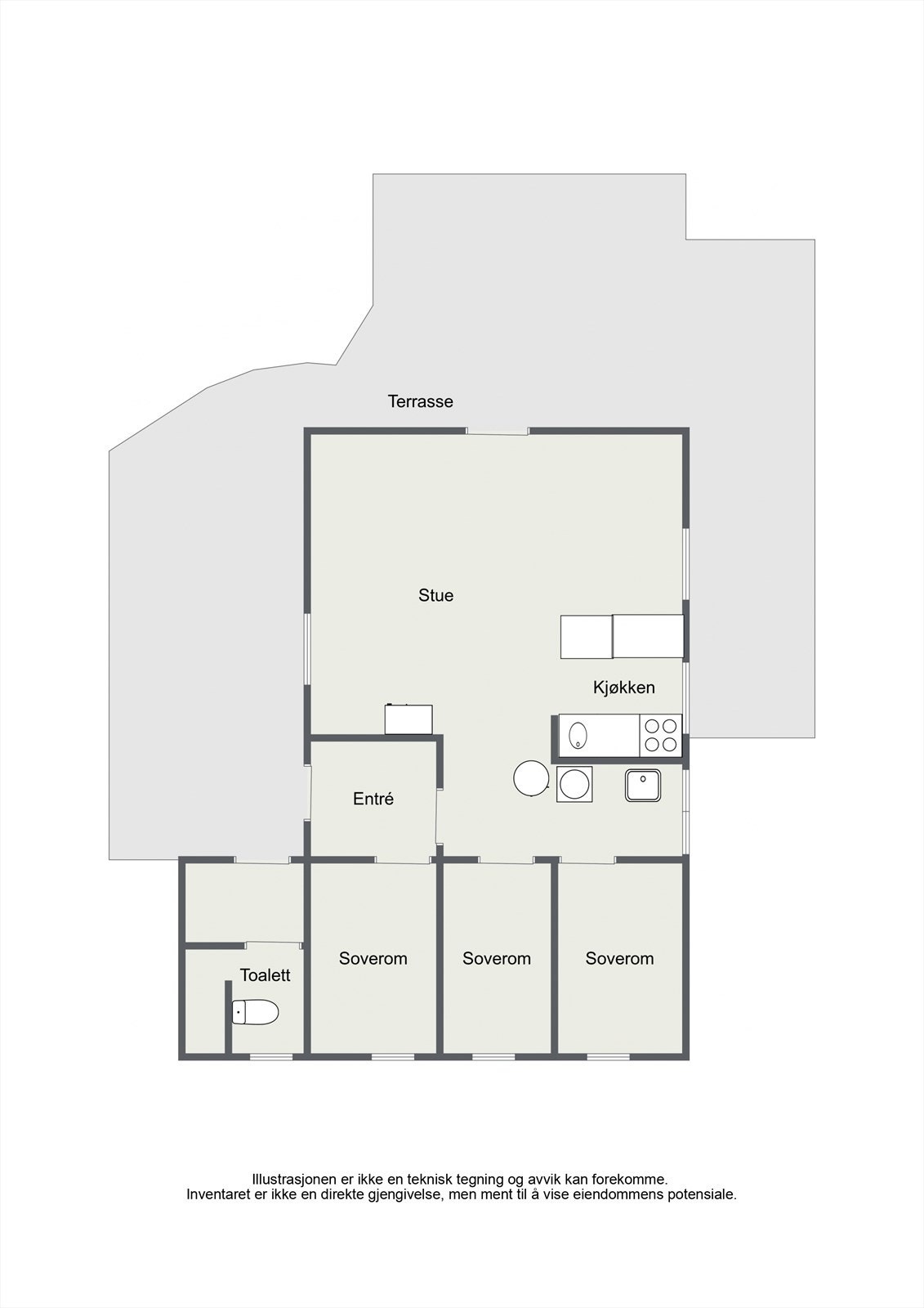 Plantegning Galleribilde
