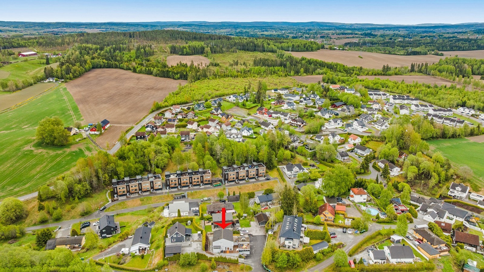 Familievennlig boligområde. Galleribilde