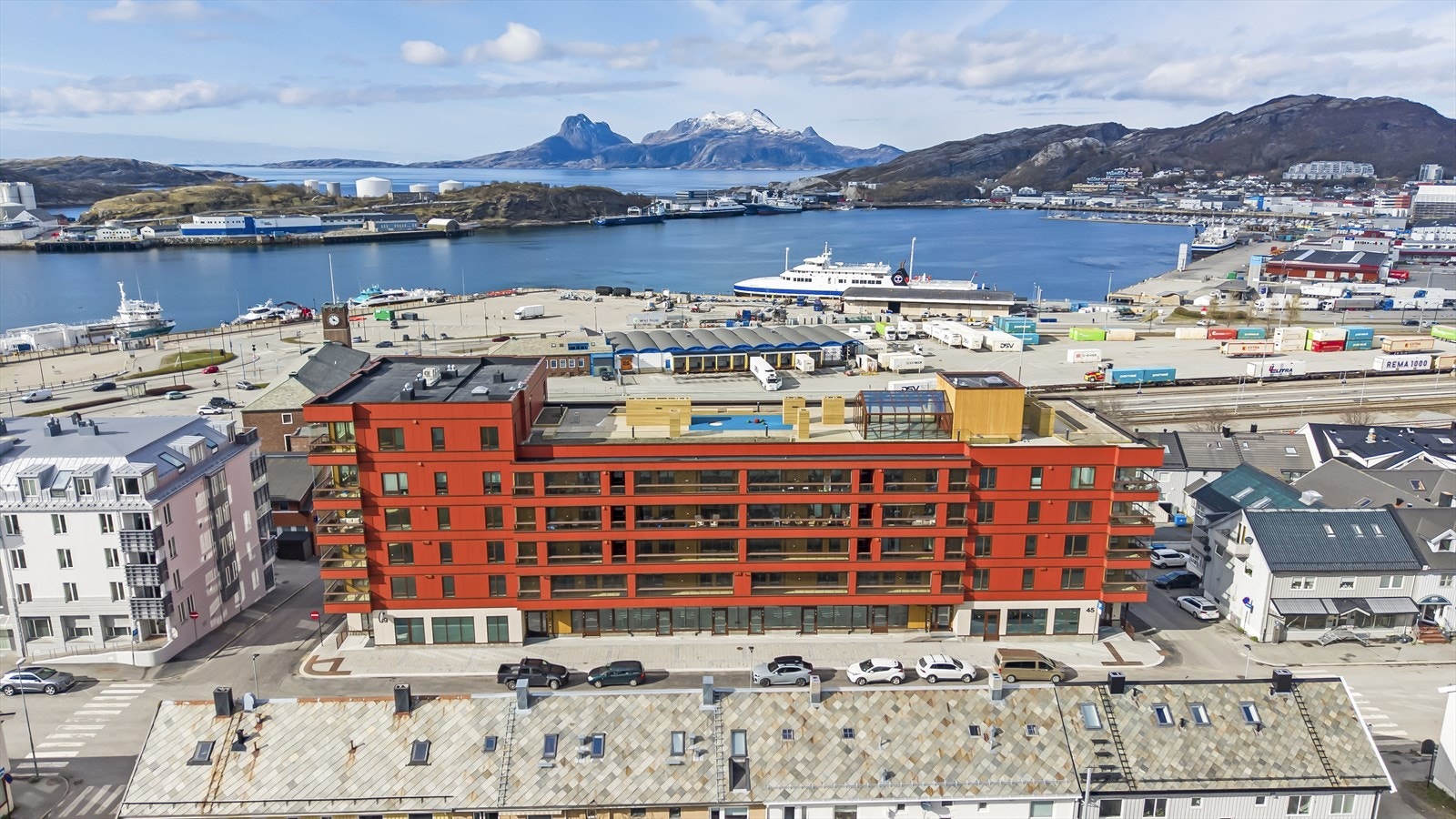 Kvartal 3 har en attraktiv og sentral beliggenhet midt i hjertet av Bodø. Galleribilde