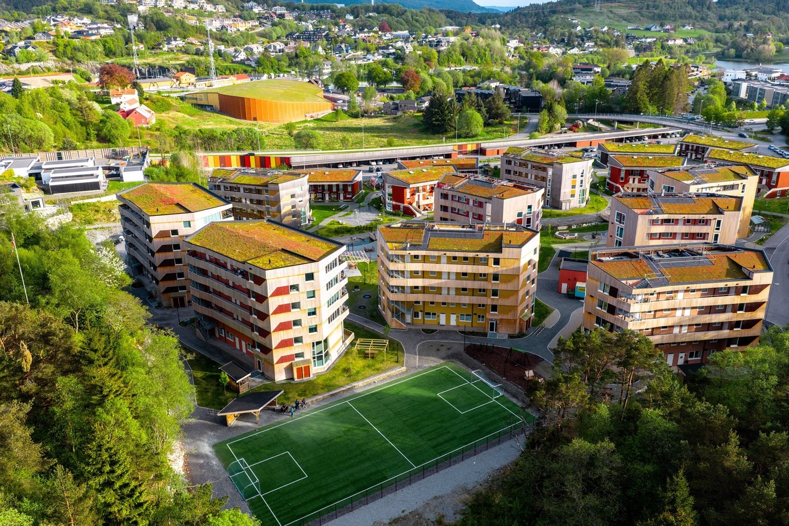 Kort vei til Fana Stadion og Gneist Arena, et nytt idrettsanlegg som ferdigstilles i 2025 | Galleribilde
