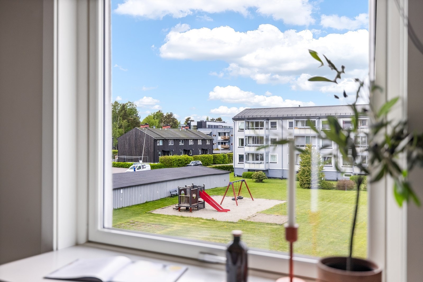 Utsikt fra kjøkkenvinduet. Galleribilde