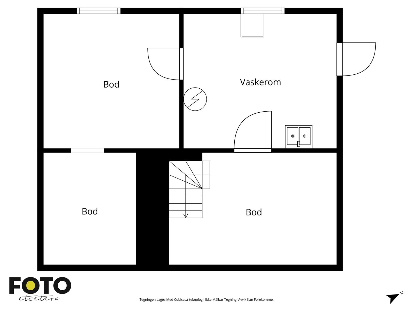 Veiledende plantegning - Ikke målbar Galleribilde