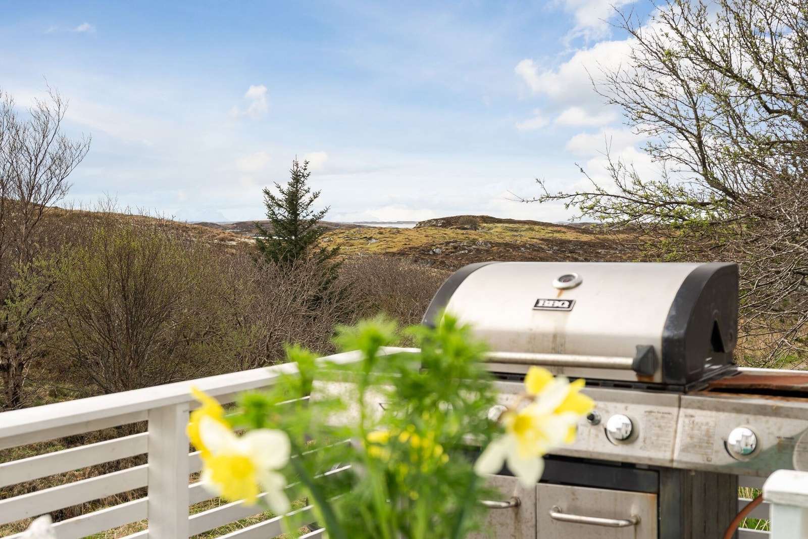 Her har man plass til diverse utemøblement. grill m.m. Galleribilde