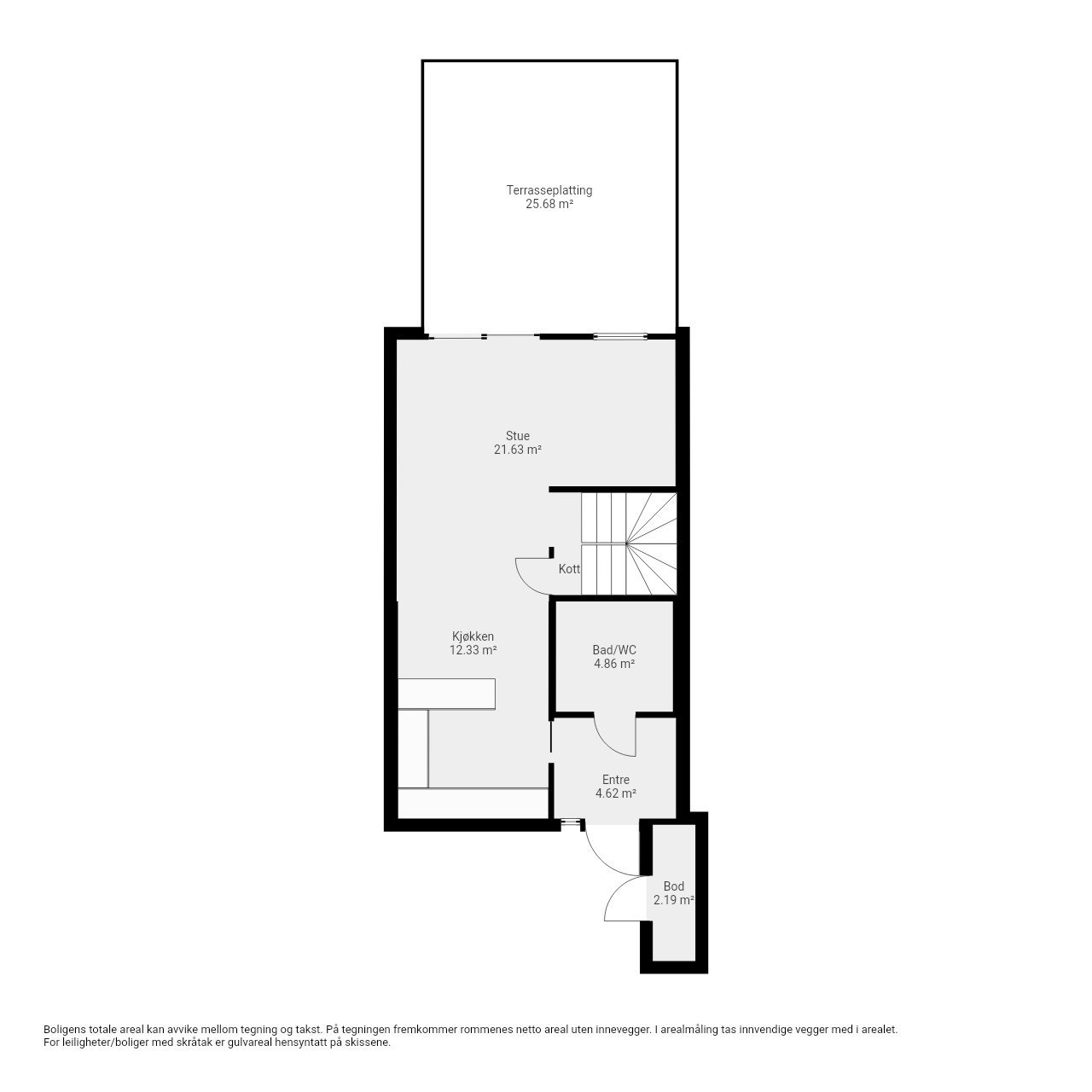 Plantegning - 1.etg Galleribilde