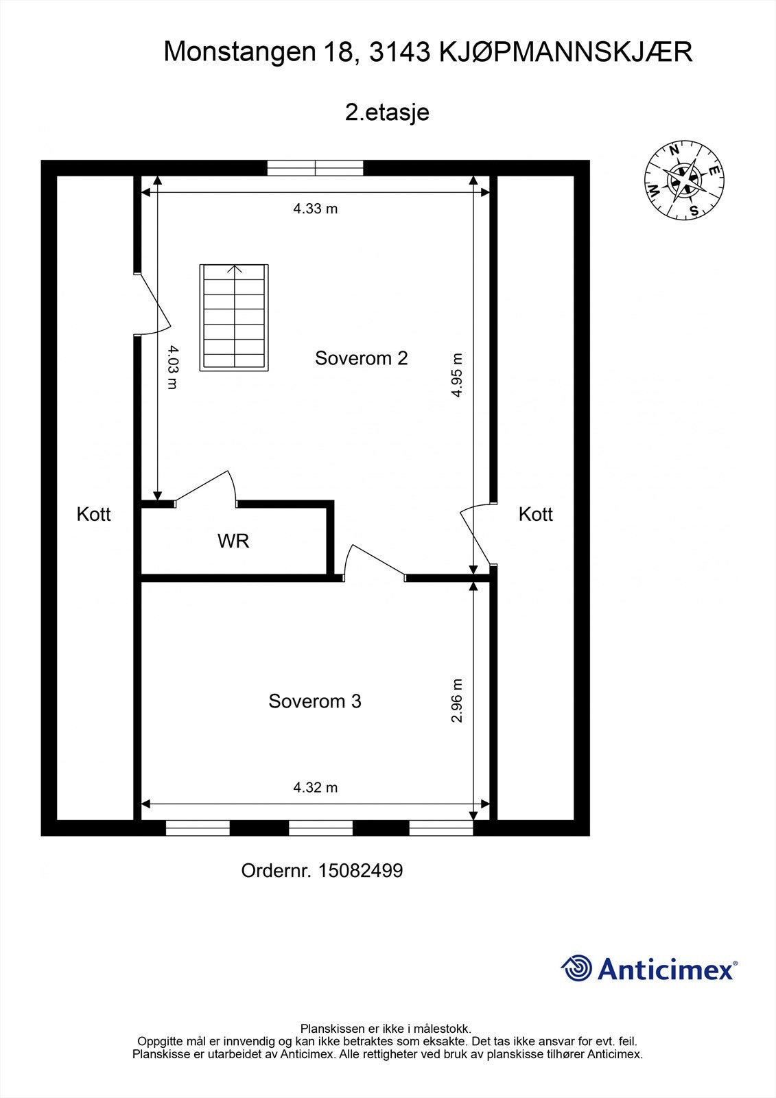 Monstangen 18 - loftsetasje. Galleribilde