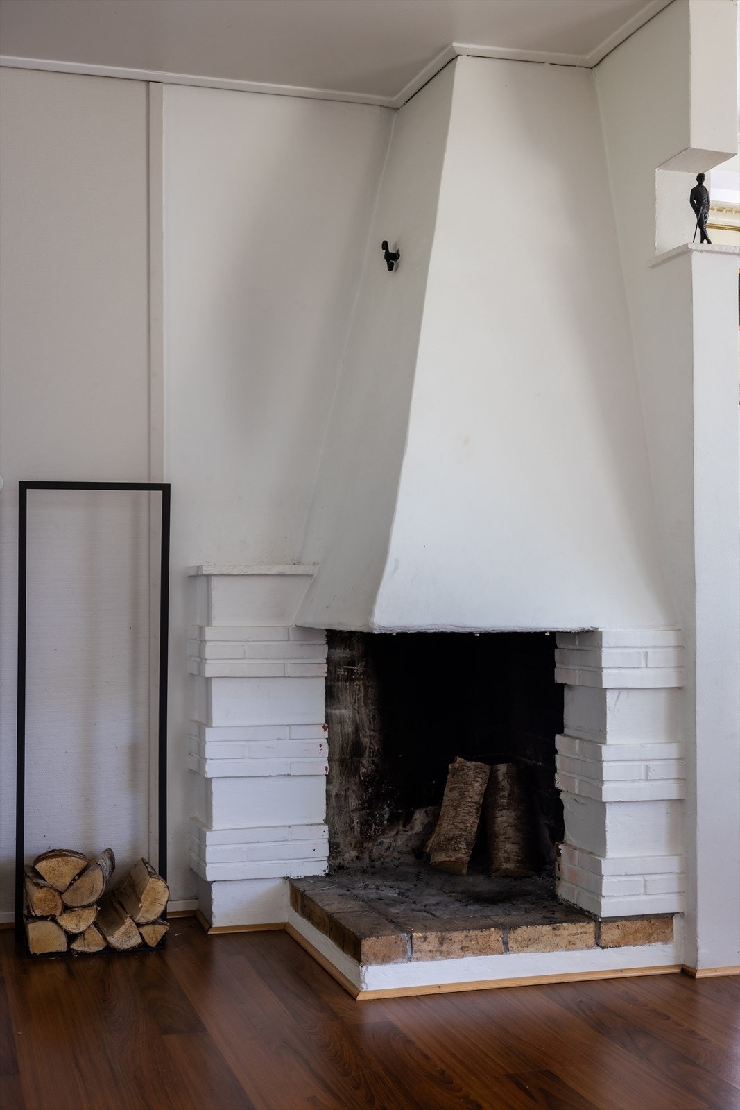 Detalj av peisen i peisstuen. Galleribilde
