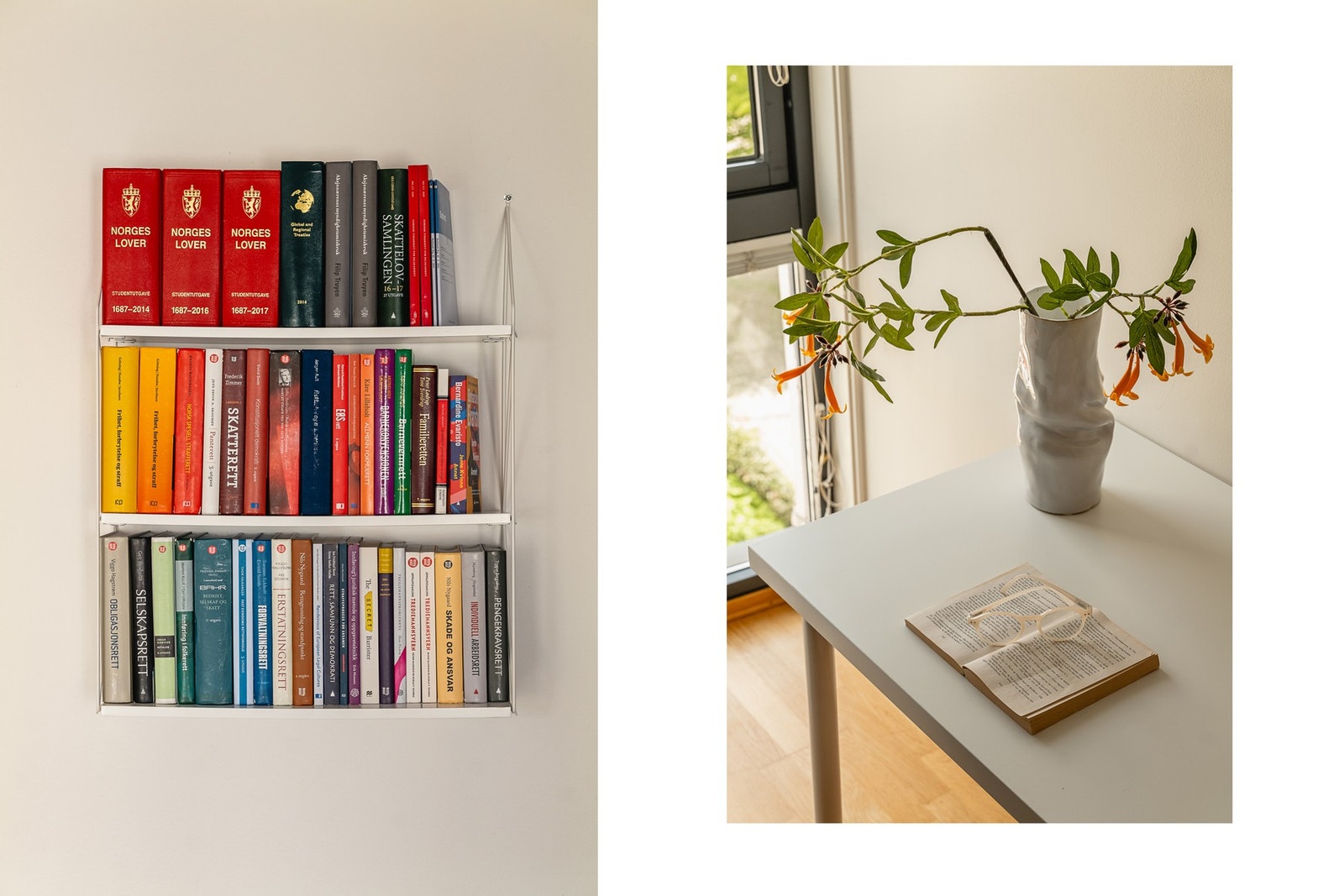 Leiligheten har fine detaljer og et pent uttrykk Galleribilde