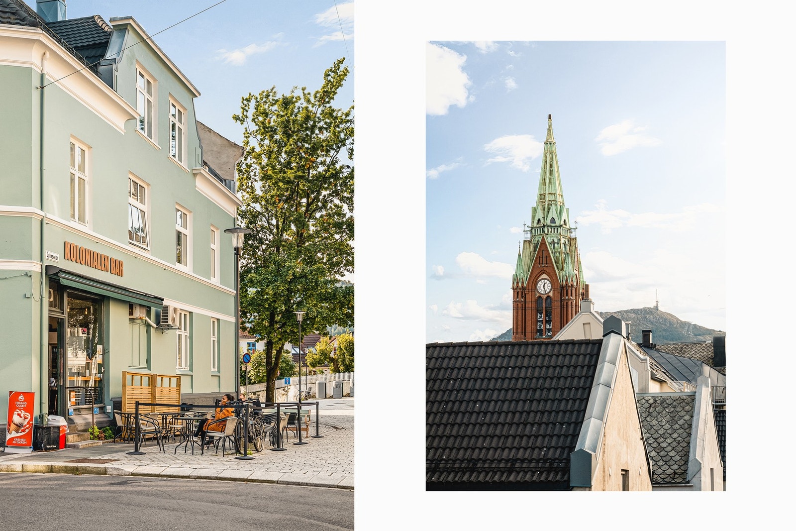Det er også flere restauranter og caféer i området rundt Nygårdshøyden Galleribilde