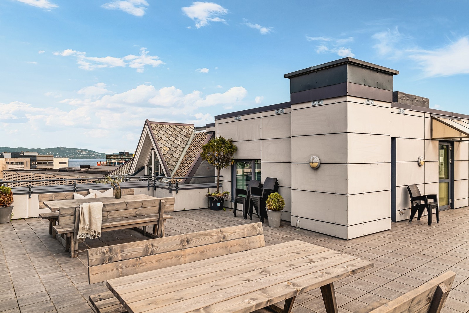 Sameiet har en lekker takterrasse Galleribilde