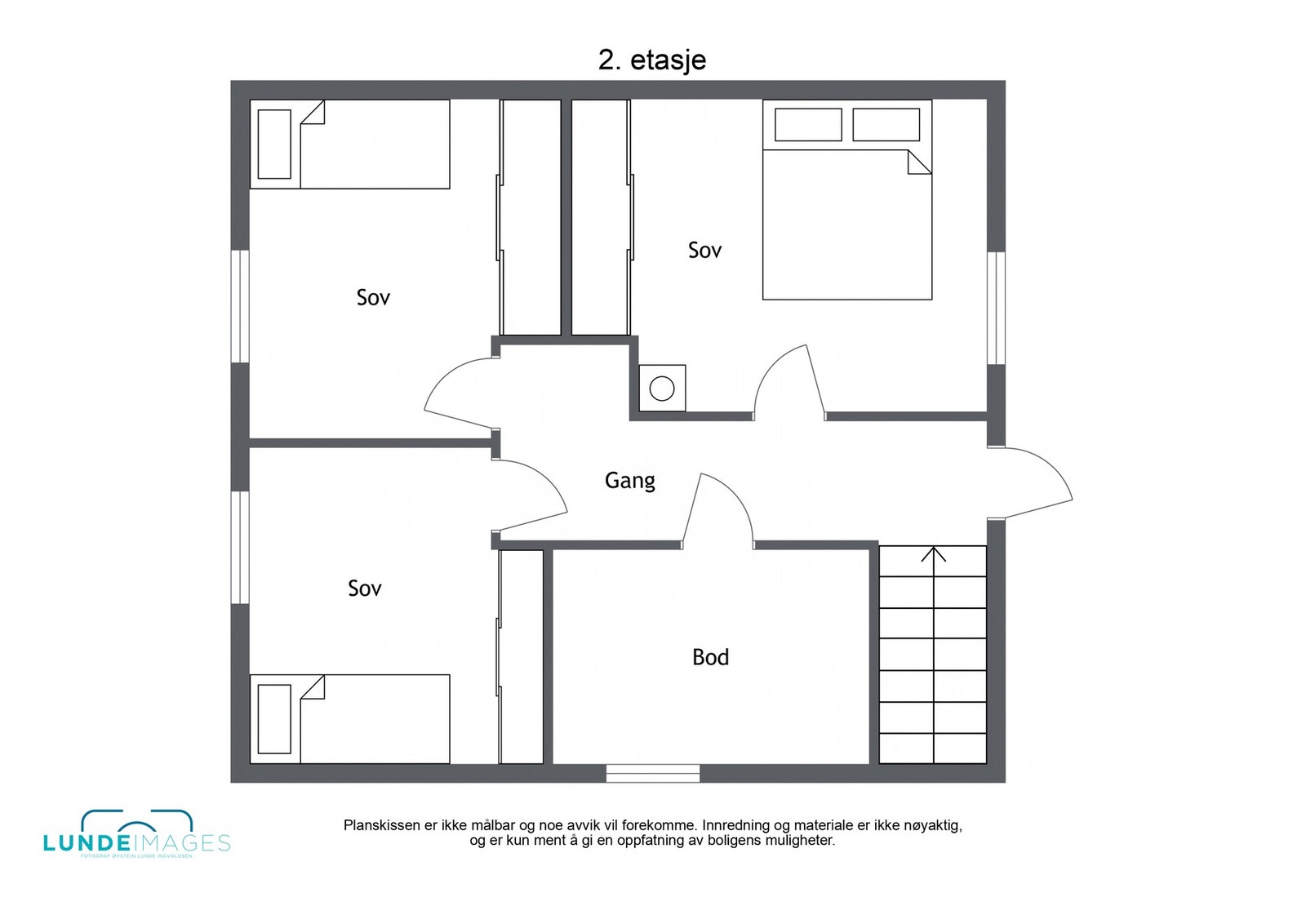 Planskisse 2.etasje Galleribilde