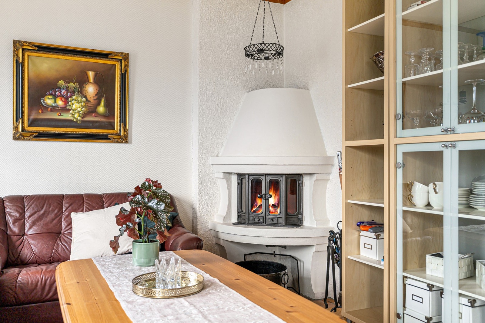 Peis fungerer som et hyggelig oppvarmingsalternativ på vinterhalvåret. Galleribilde