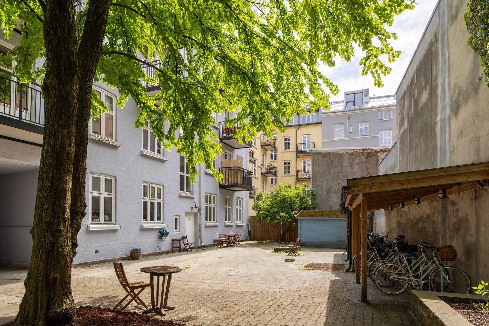 Her finnes det også en felles pizzaovn som beboere kan benytte. Galleribilde