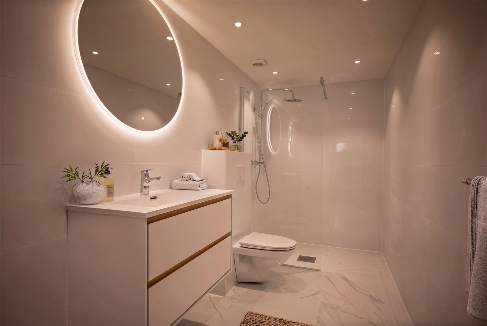 Kveldsbilde av badet - Digitalt stylet bilde Galleribilde