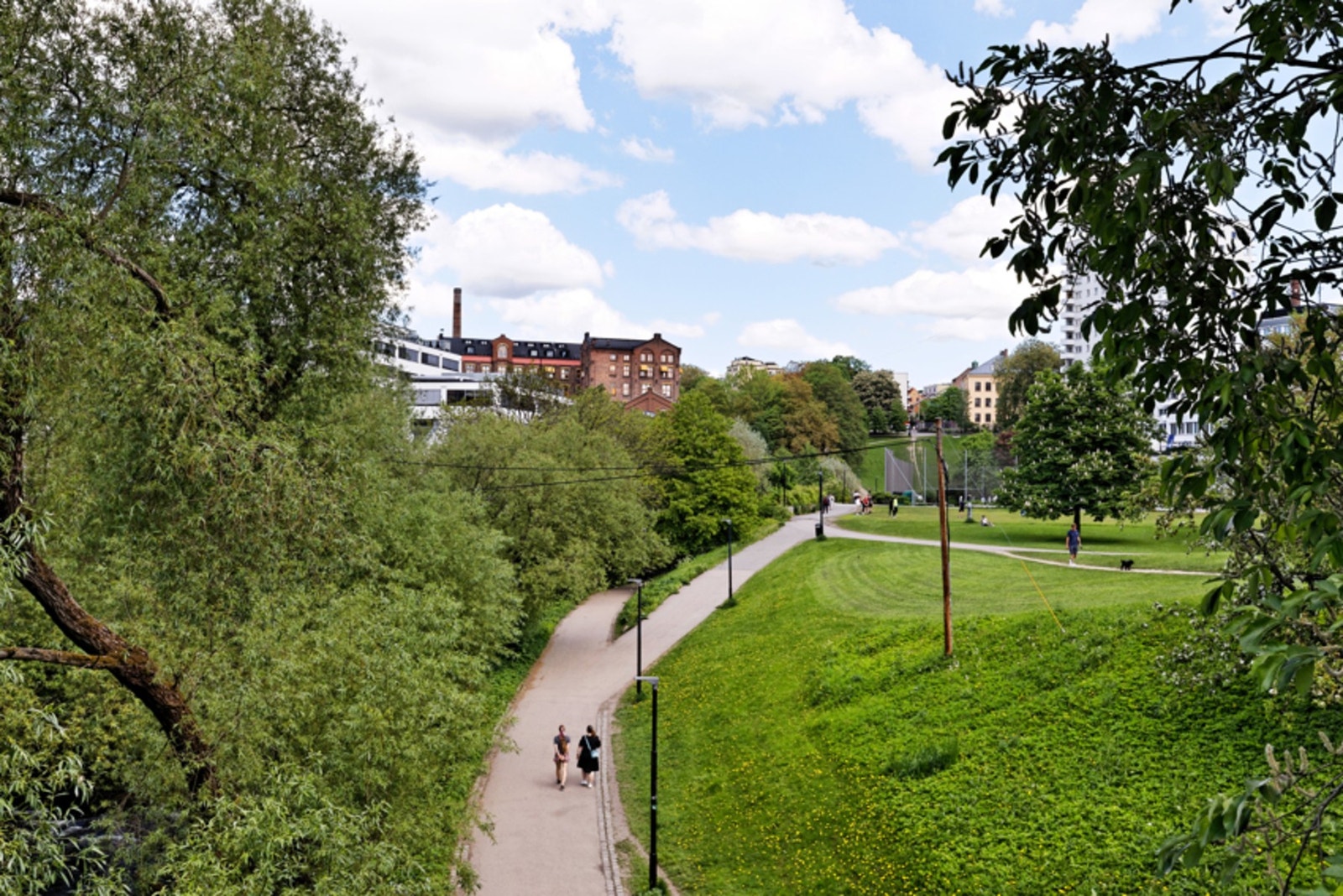 Nyt de flotte grøntarealene som blant annet Ilaparken og St.Hanshaugen eller la deg begeistre av de nydelige turområdene rundt ærverdige Akerselva. Galleribilde