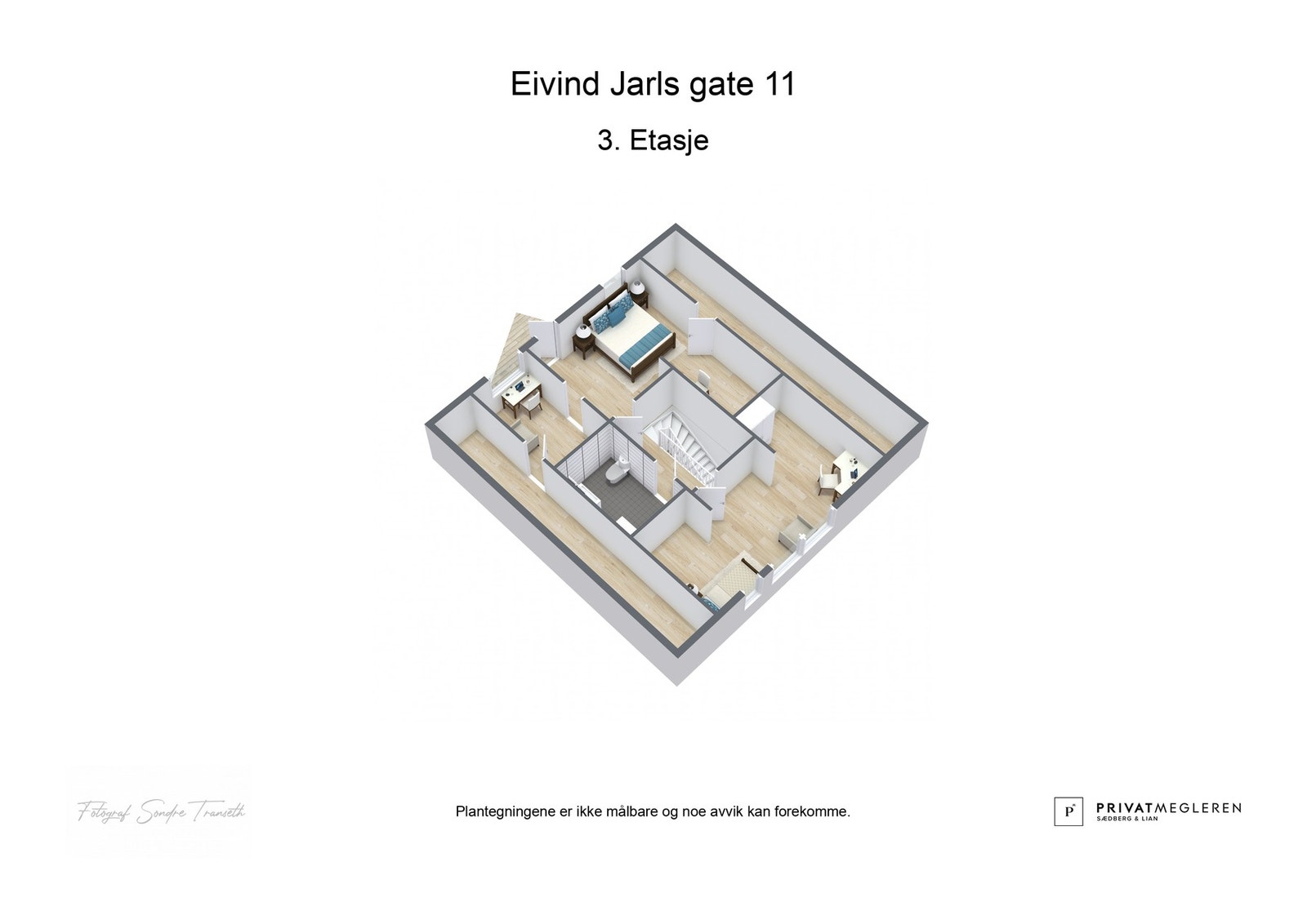 Planløsning 3.etasje. Galleribilde