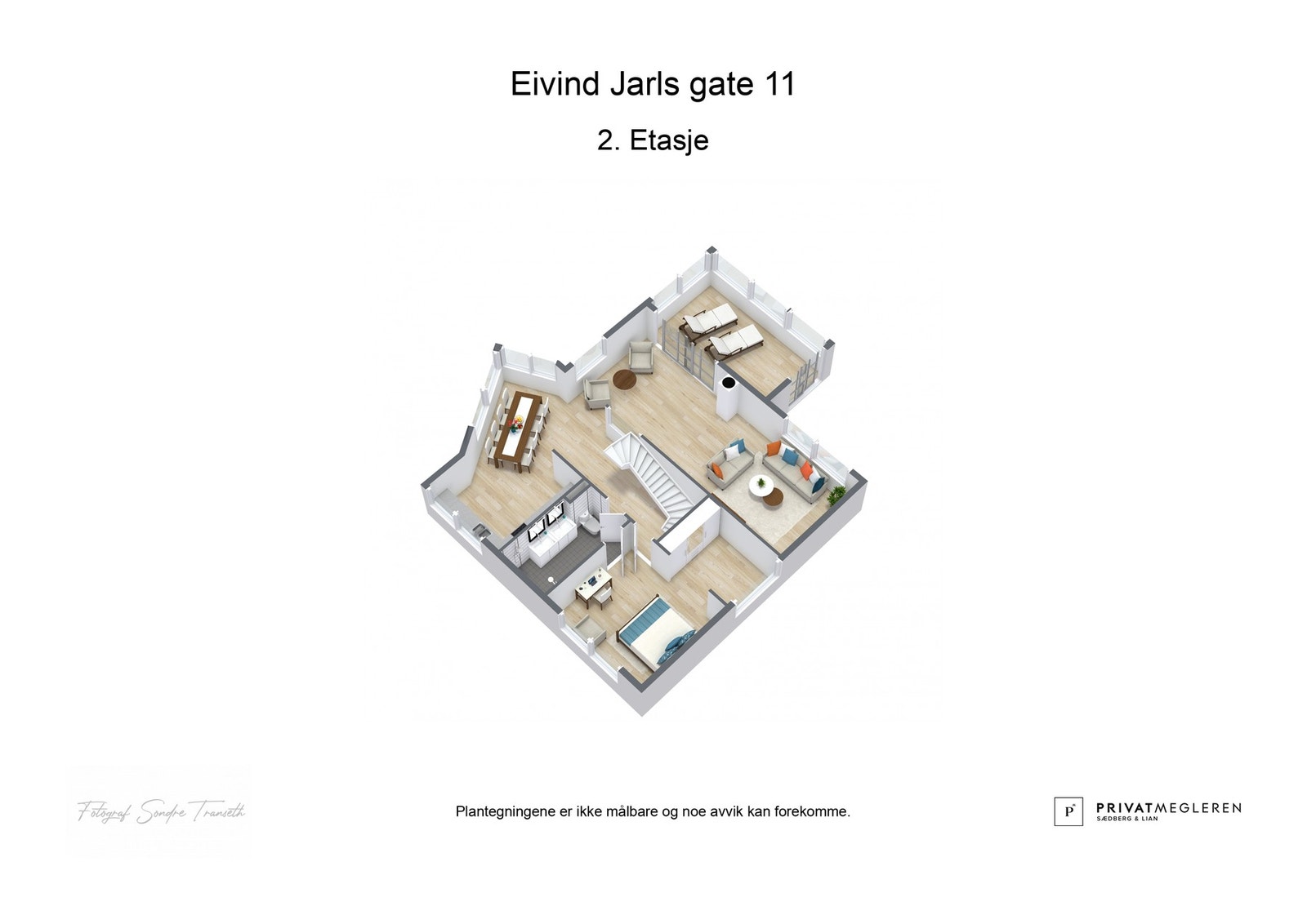 Planløsning i 2. etasje. Galleribilde