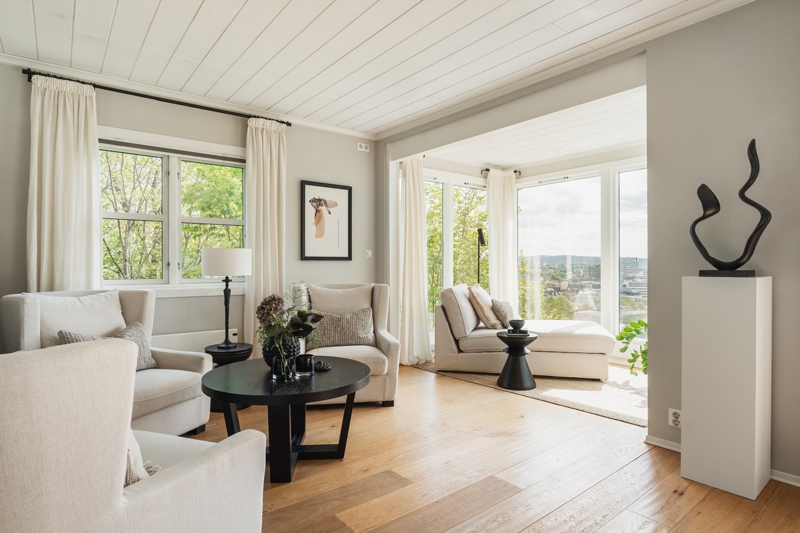 Stuen har mange innredningsmuligheter. Galleribilde