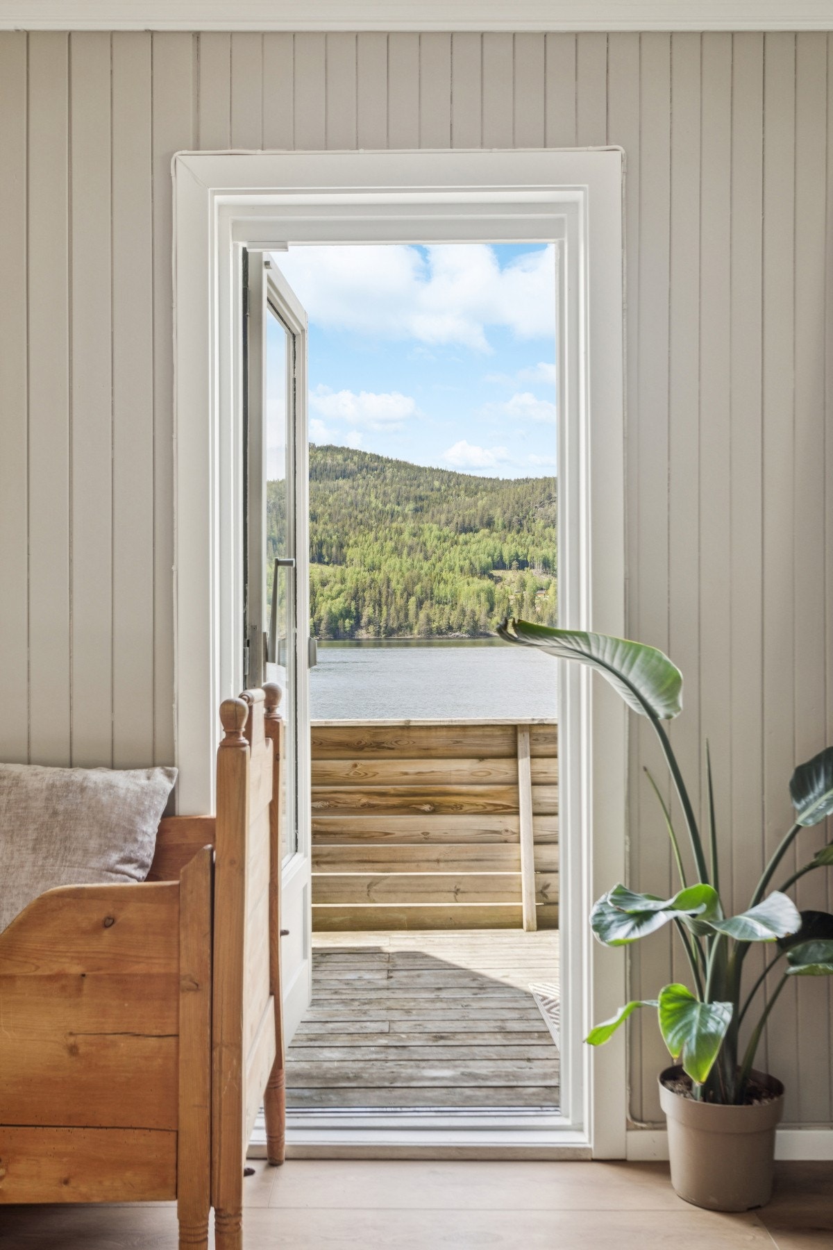 Utgang til veranda Galleribilde