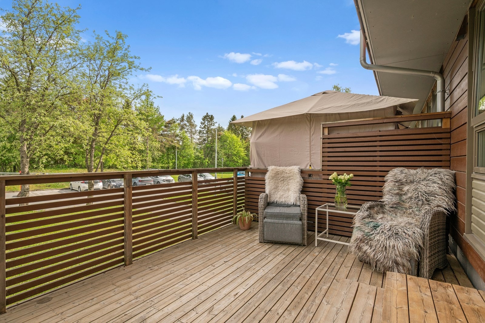 Direkte fra soverommet har du en terrasse på hele 15m². Galleribilde