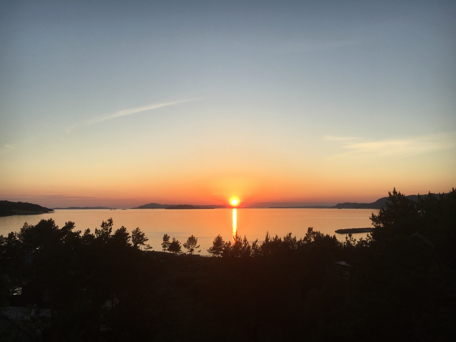 Kveldssol/utsikt fra tomt Galleribilde
