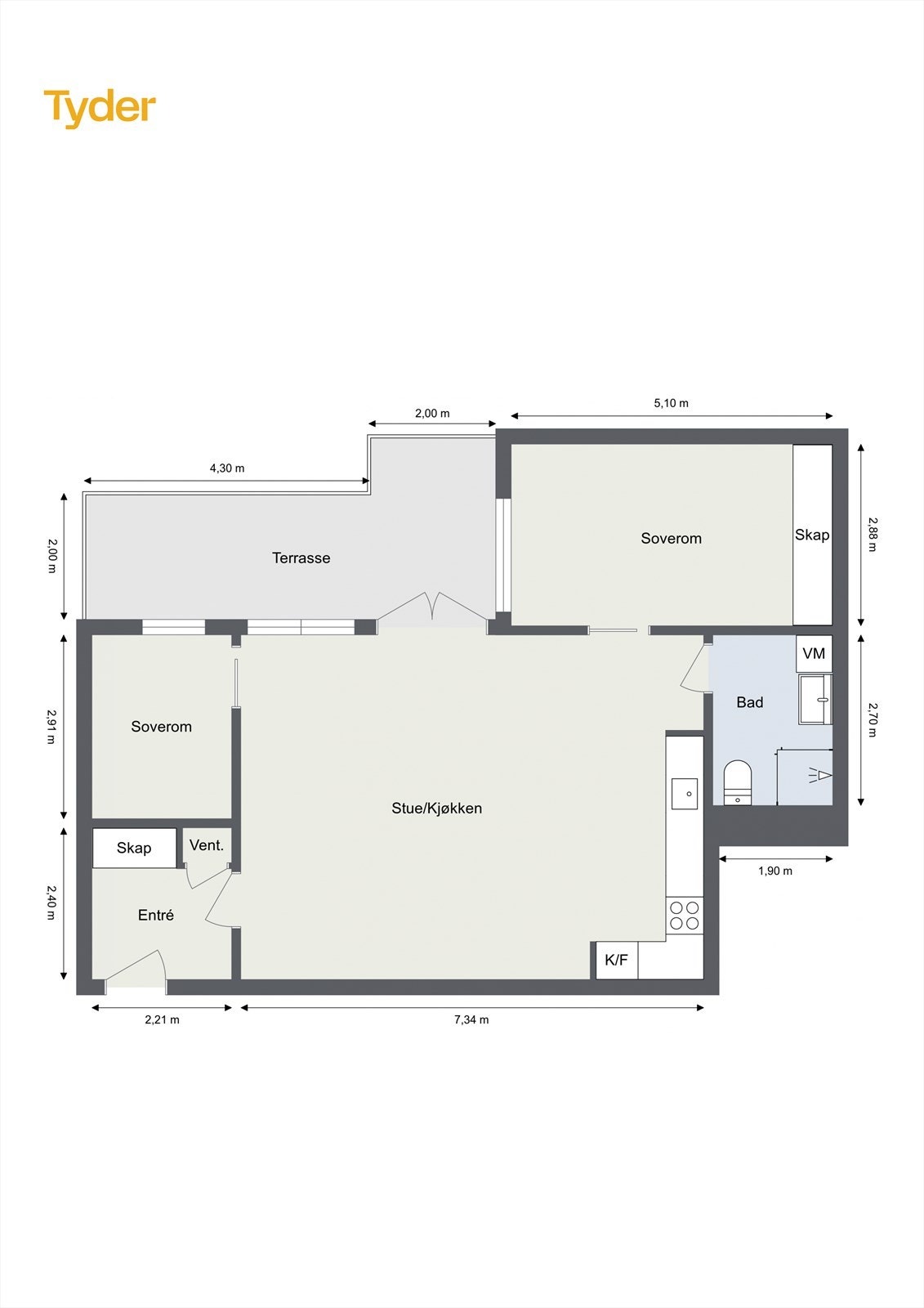 Plantegning Galleribilde