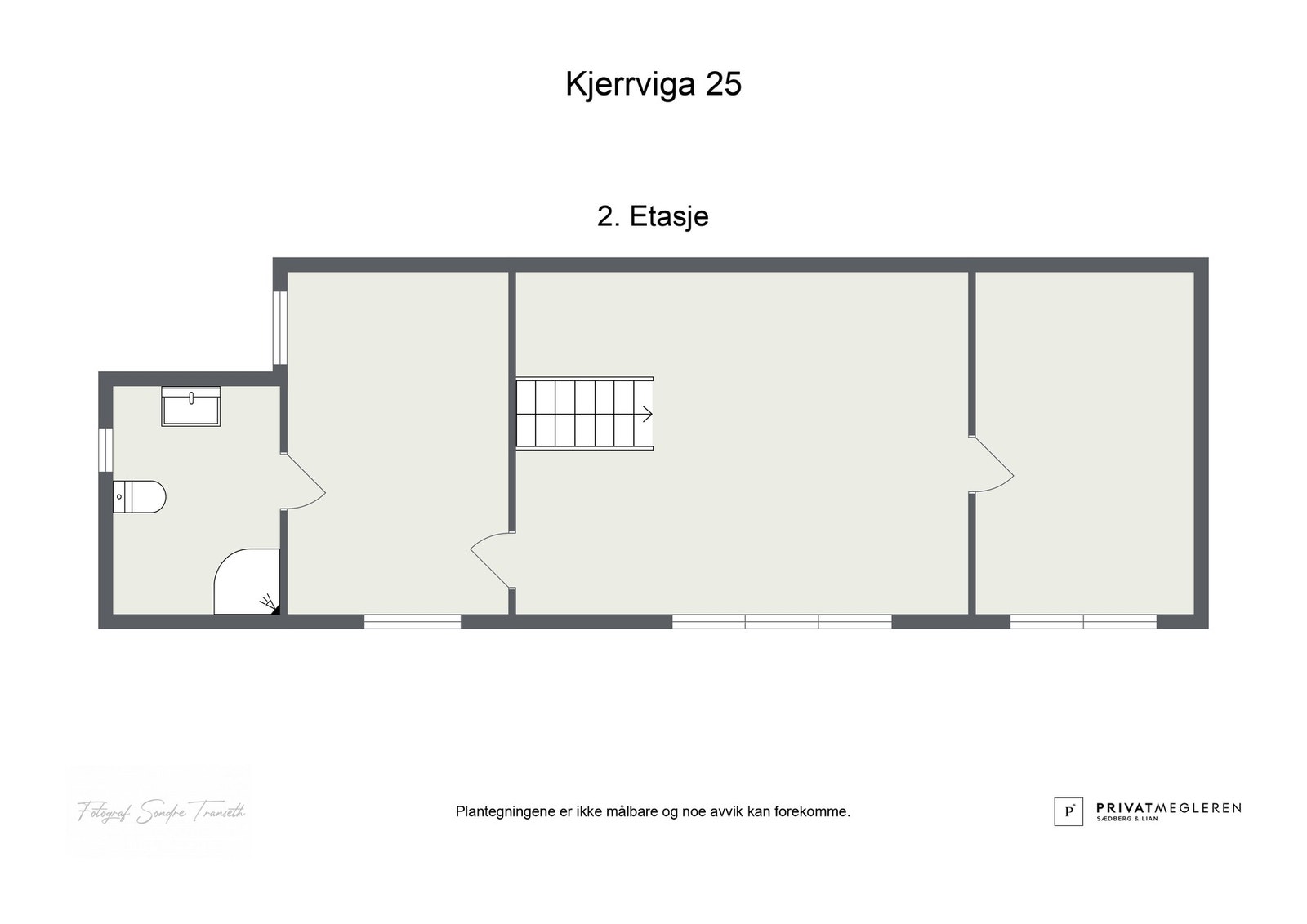 Plantegning loftsetasje - laget av fotograf Galleribilde