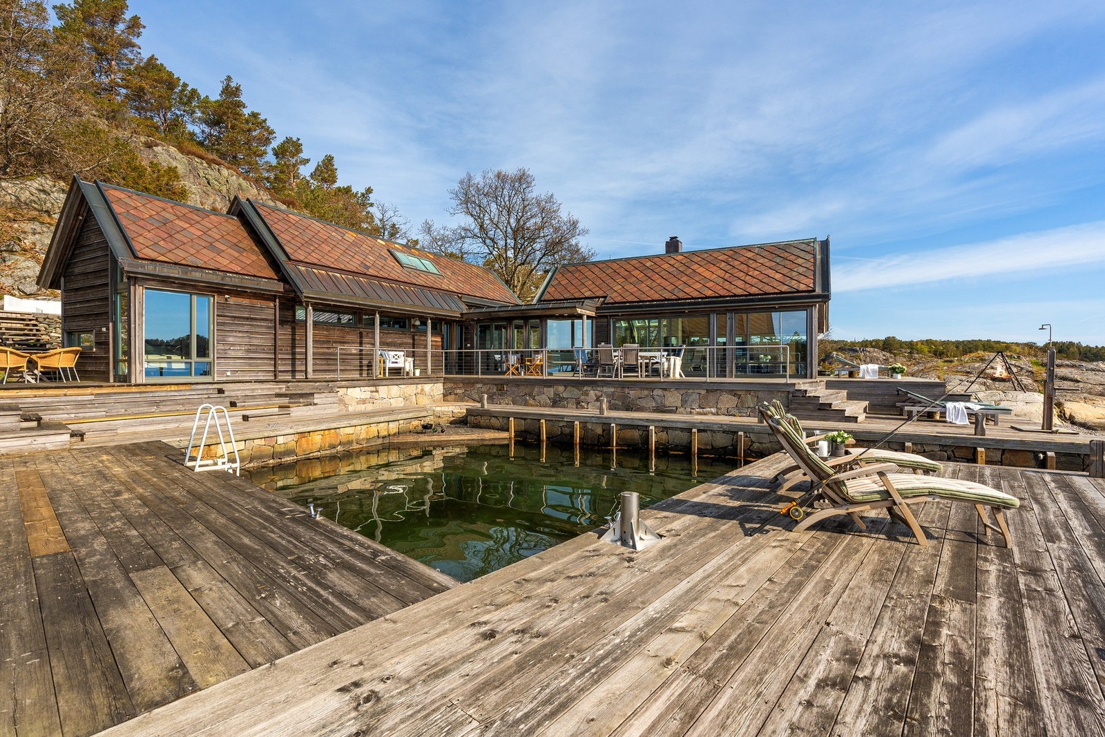 Stort bryggeanlegg Galleribilde