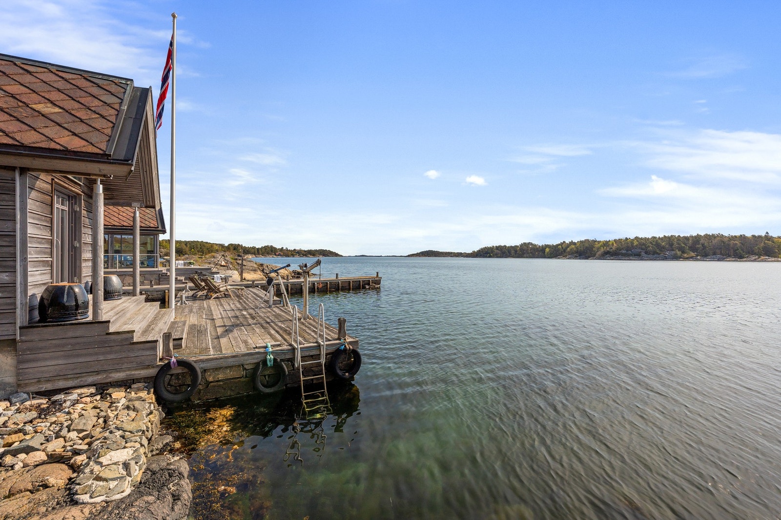 Fra bryggeanlegget Galleribilde