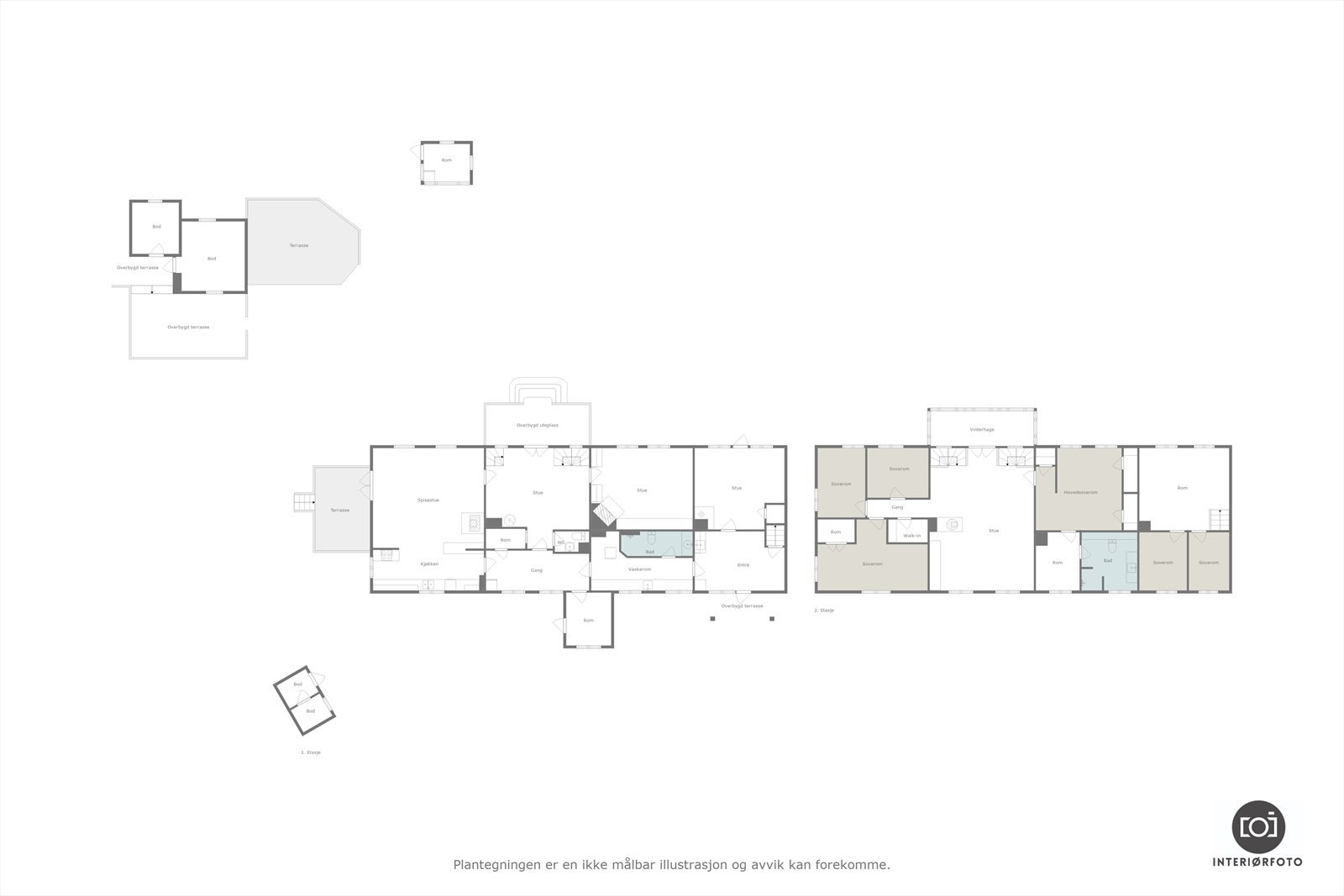 Plantegning Galleribilde