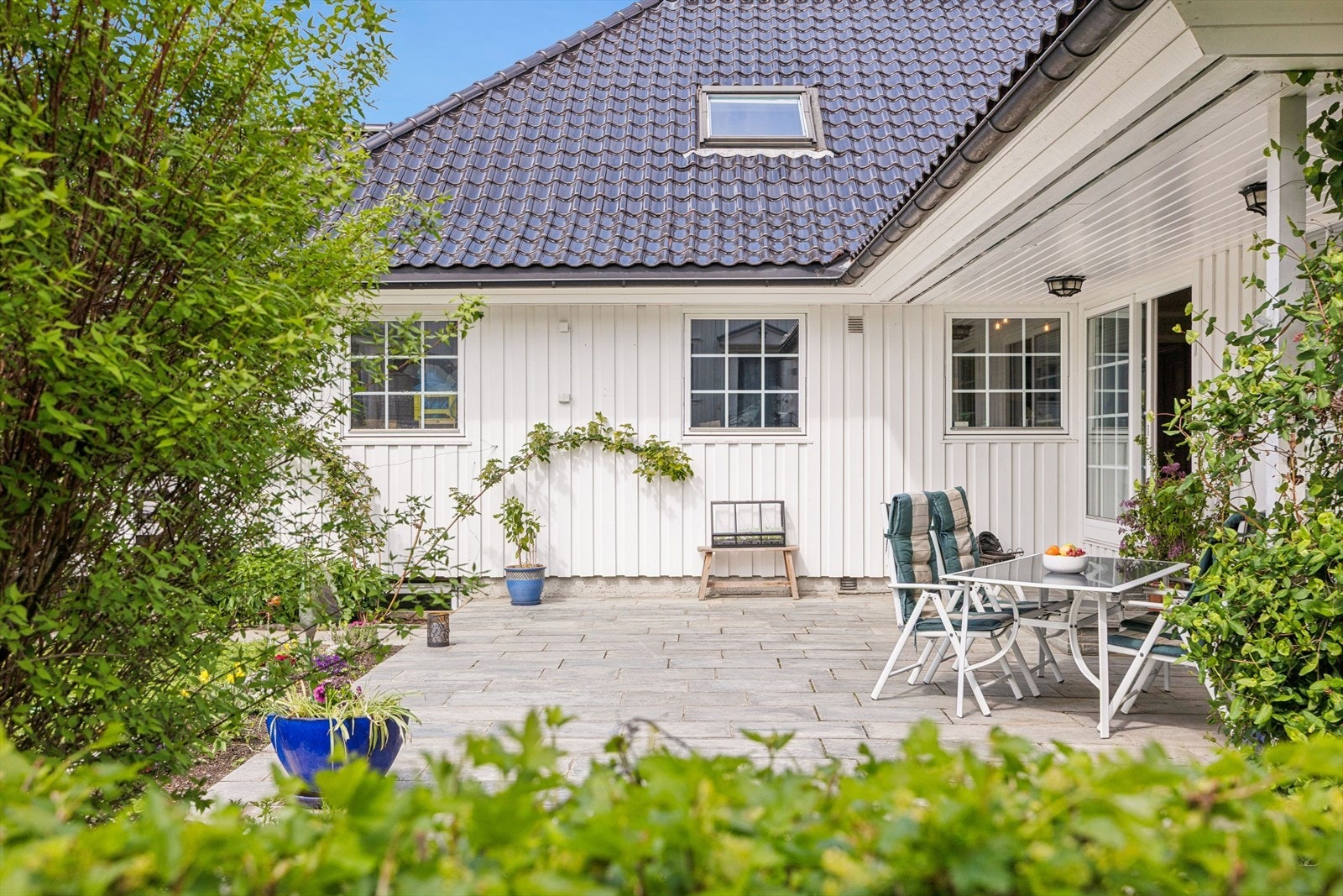 Pent opparbeidet flat tomt. Galleribilde