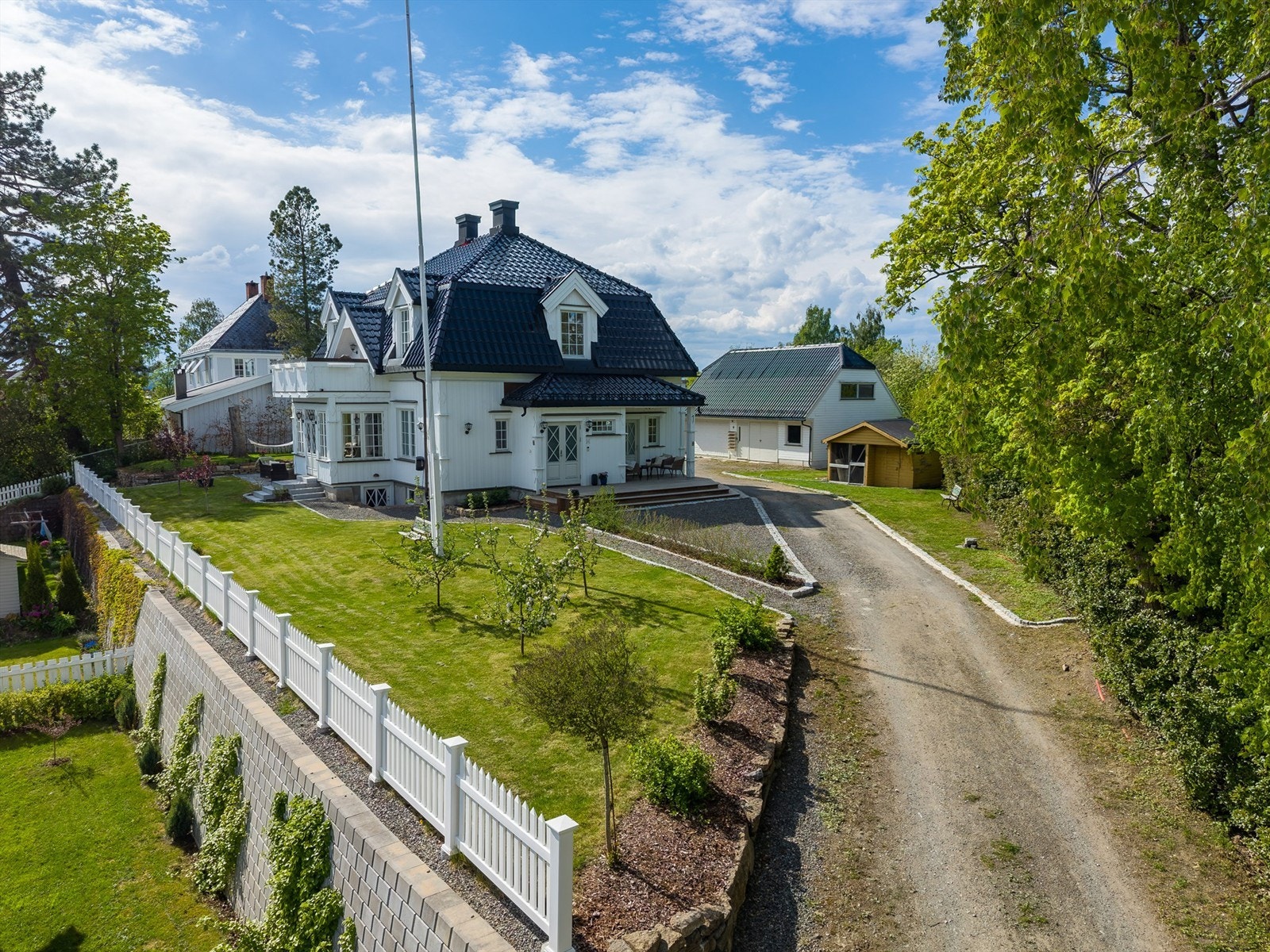 Dronefoto Galleribilde