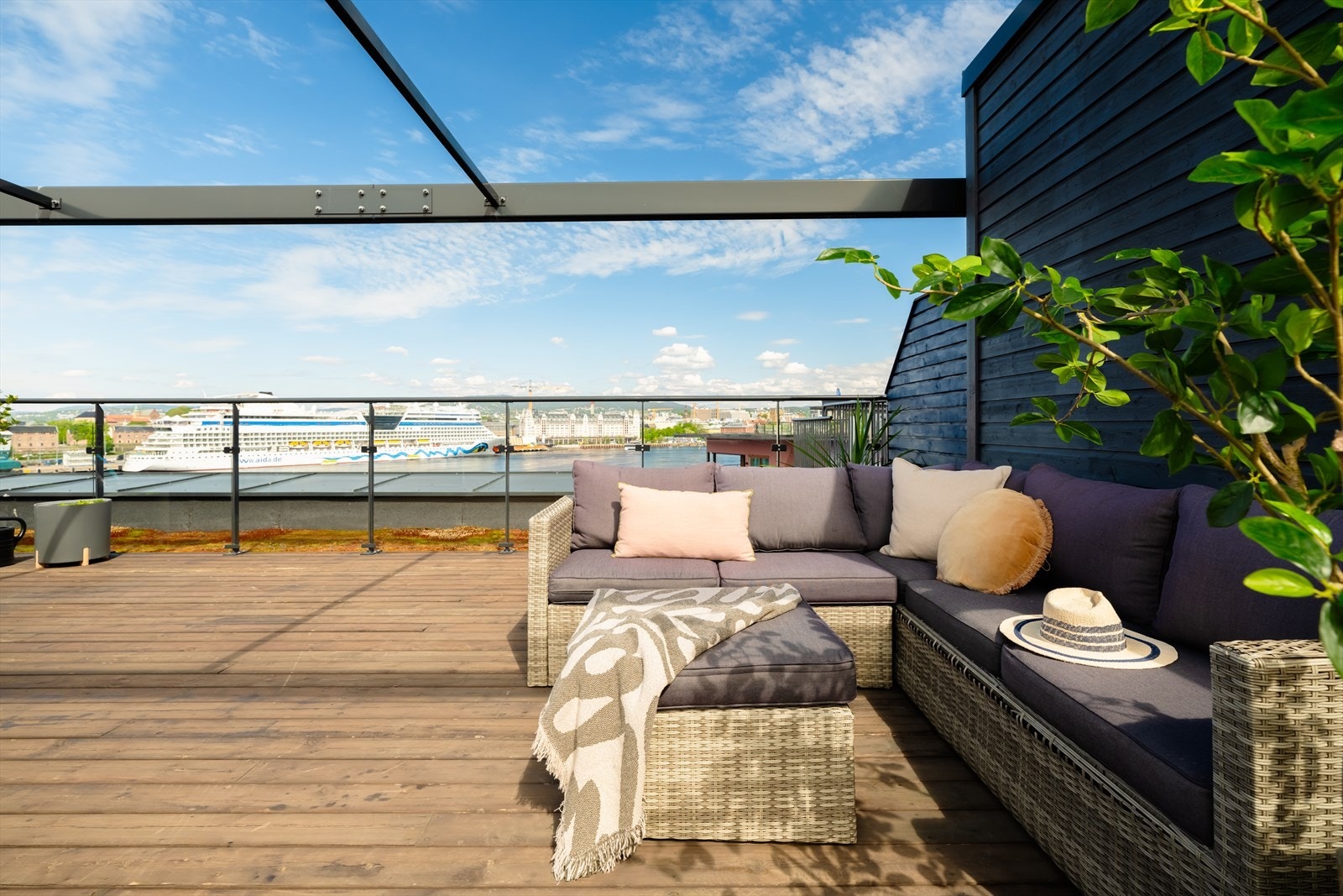 Her kan varme sommerdager nytes til det fulle. Galleribilde