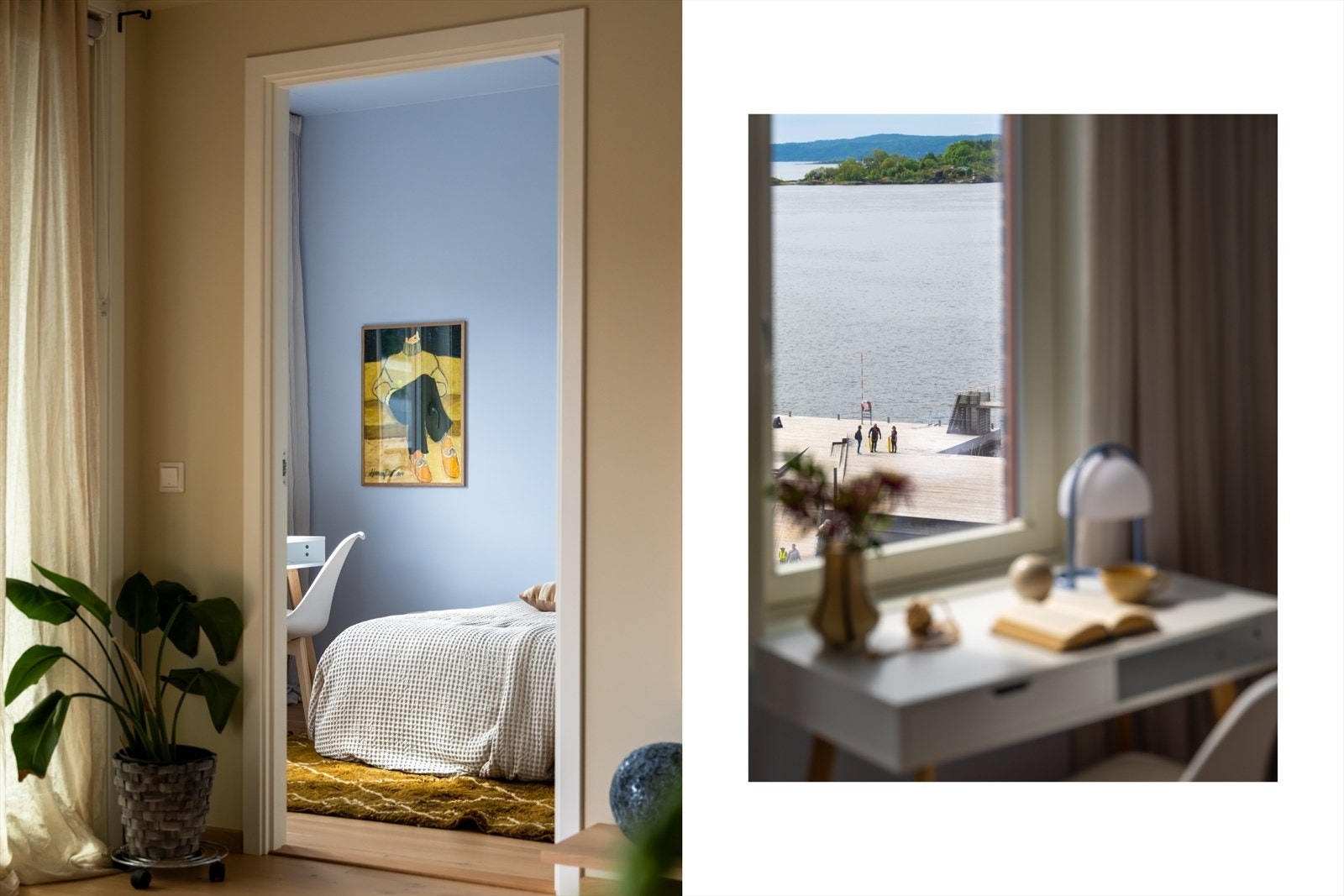 Soverommene er av god størrelse og ligger fint til i hver sin ende av boligen. Galleribilde
