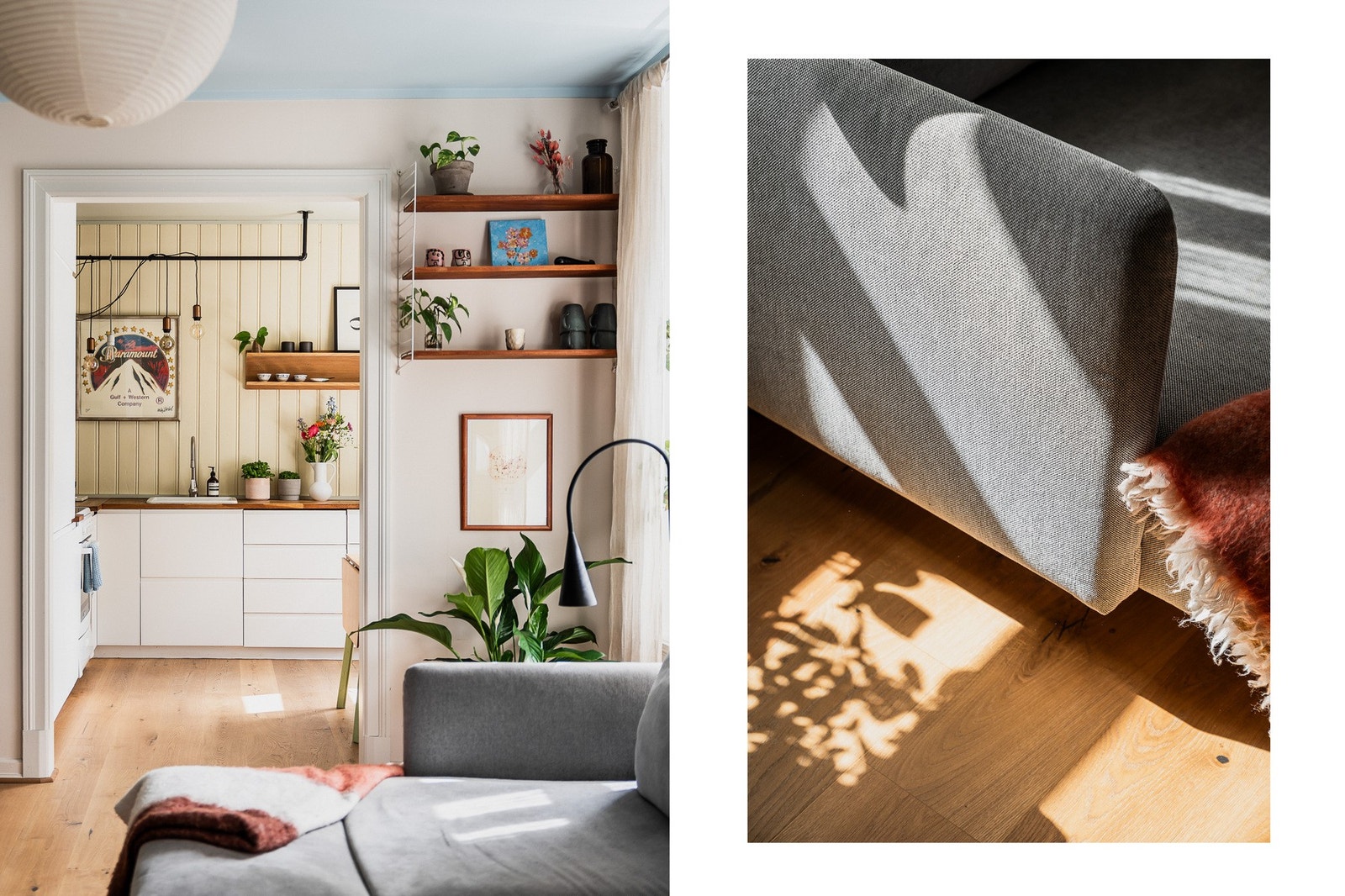 Rommet oppleves lyst og innbydende gjennom store deler av dagen, med fint naturlig lysinnslipp fra vinduer som vender mot parken. Galleribilde