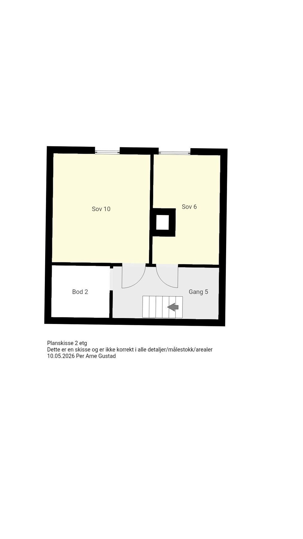 Planskisse - 2. etasje Galleribilde