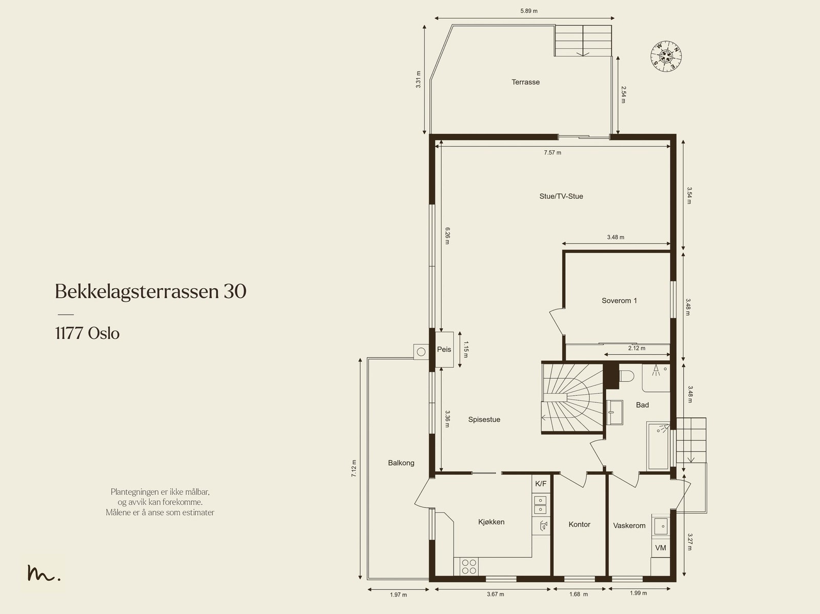 Plantegning. Galleribilde